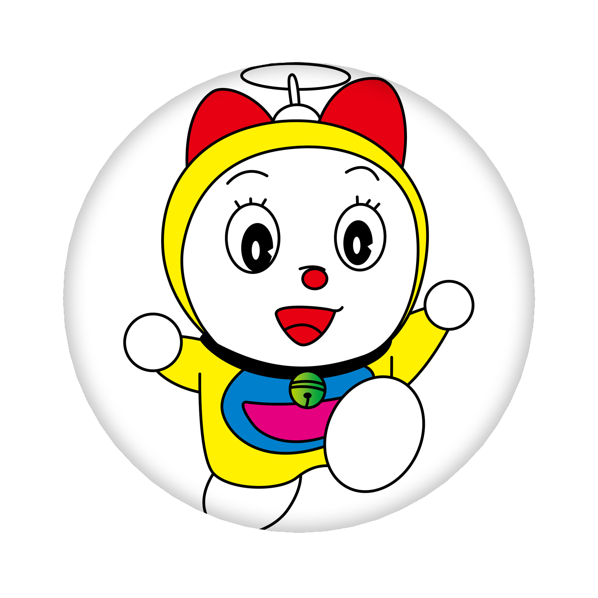 （画像用） ドラえもん ドラミ Doraemon Dorami 6cm 缶バッジ 複数セット