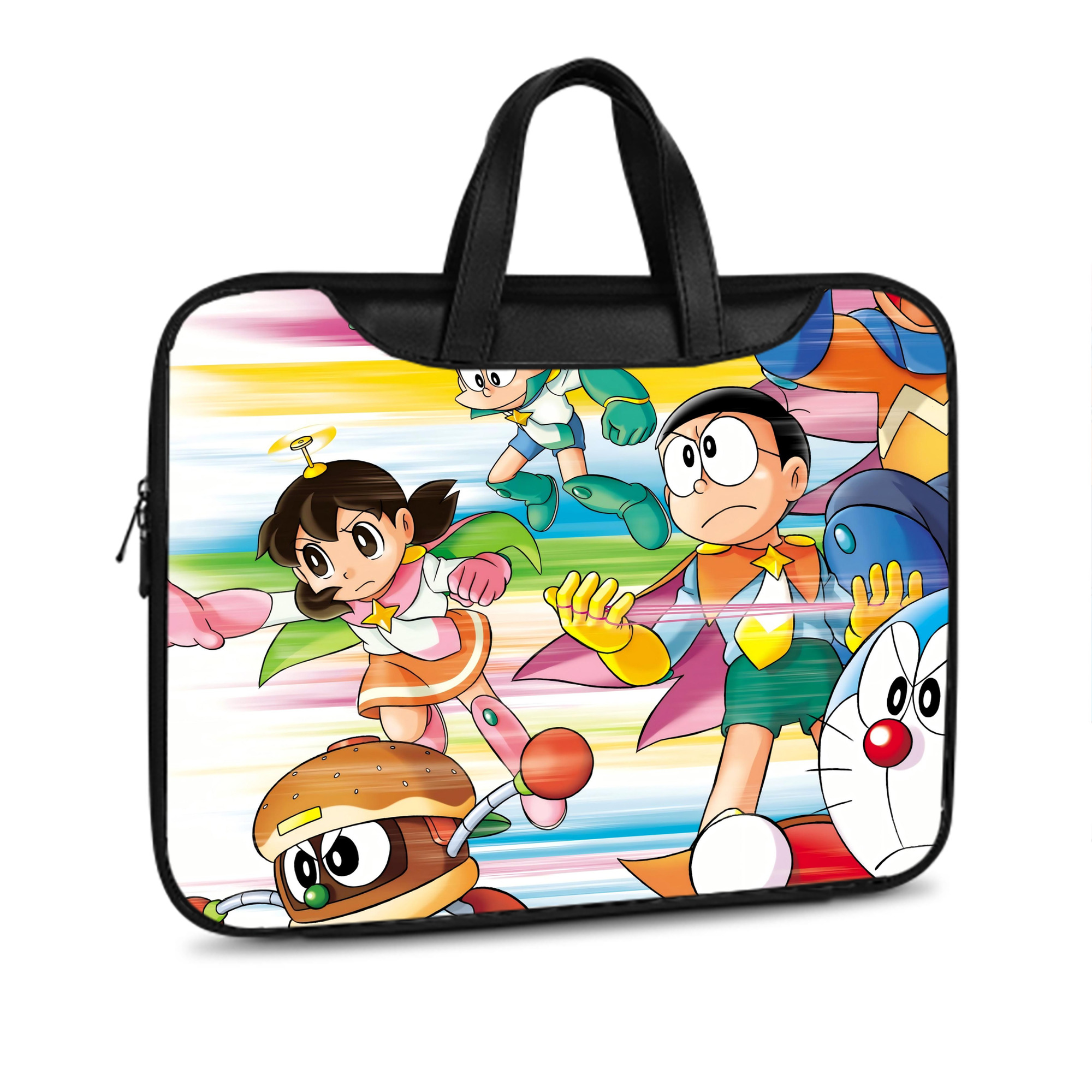 （画像用） ドラえもん Doraemon レザーラップトップバッグ　ノートパソコンケース