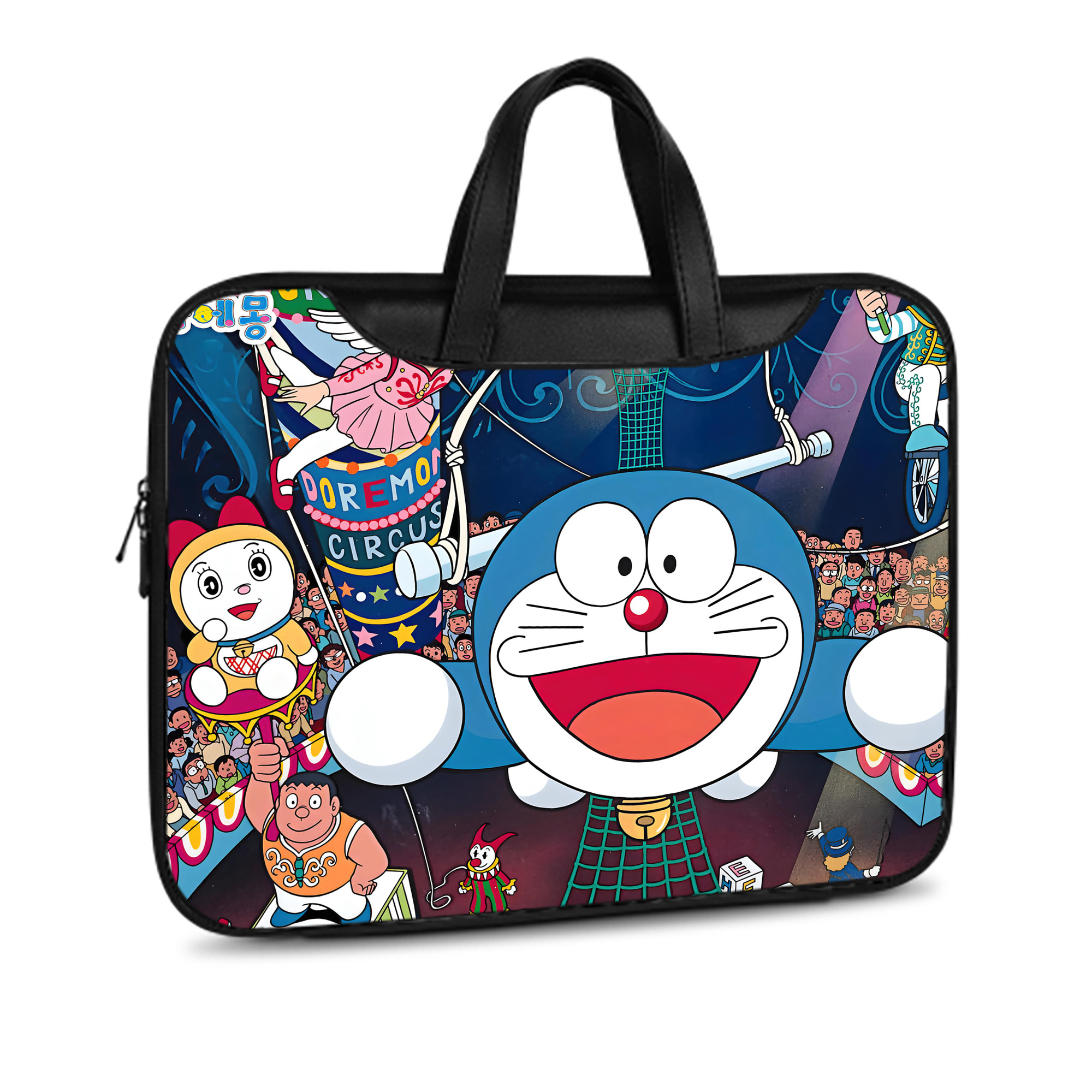 （画像用） ドラえもん Doraemon レザーラップトップバッグ　ノートパソコンケース