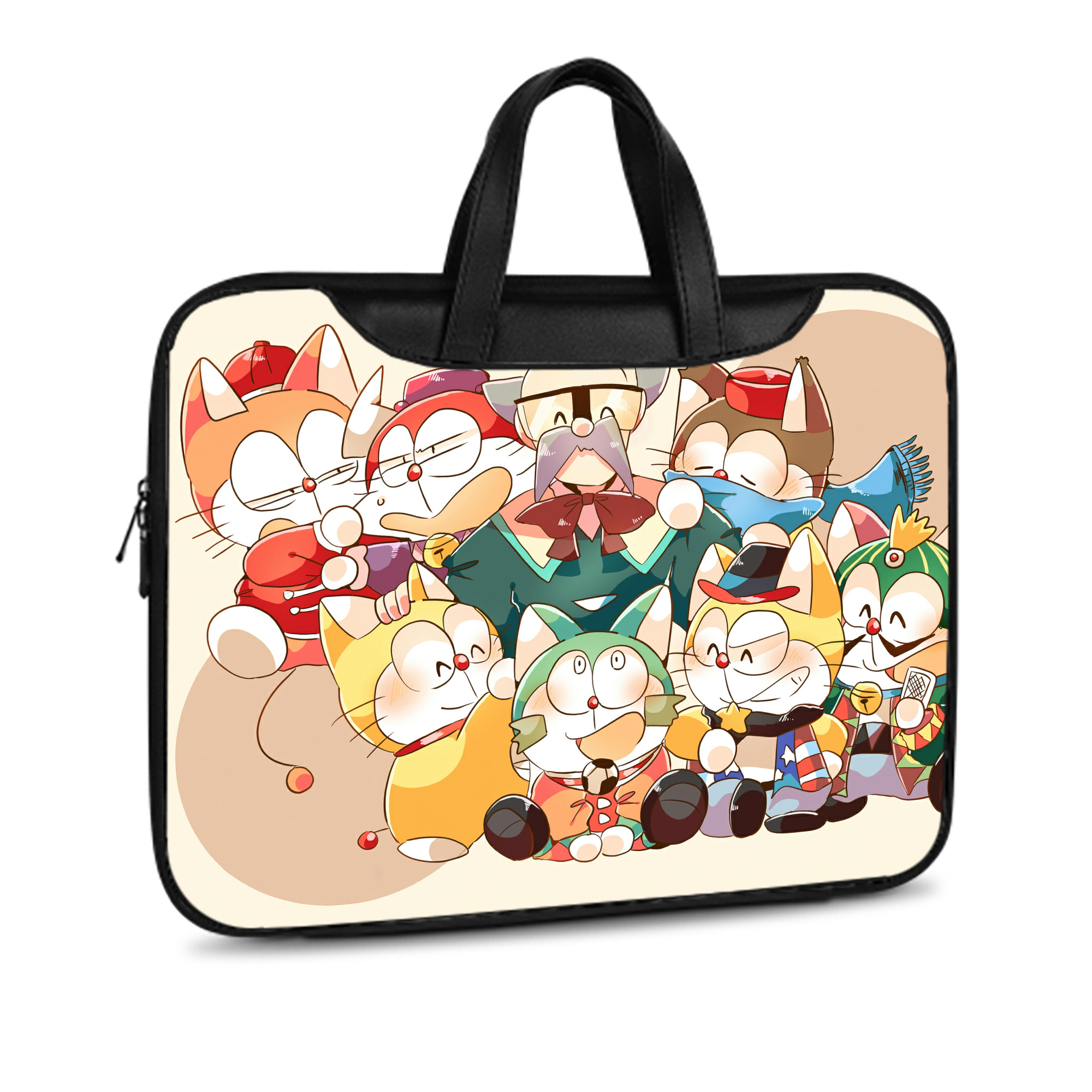 （画像用） ドラえもん Doraemon レザーラップトップバッグ　ノートパソコンケース
