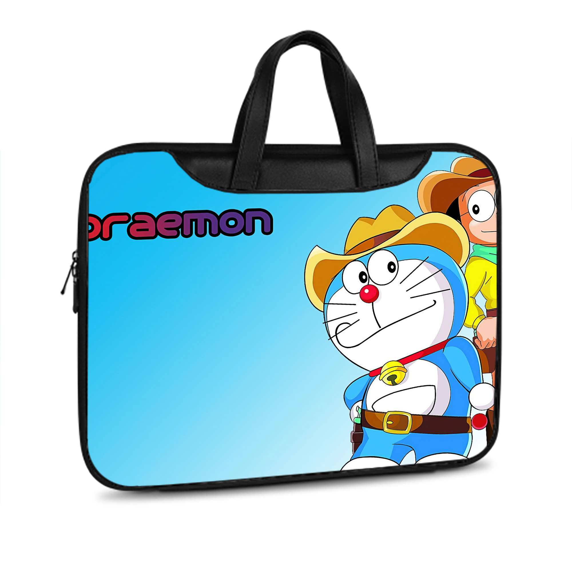 （画像用） ドラえもん Doraemon レザーラップトップバッグ　ノートパソコンケース