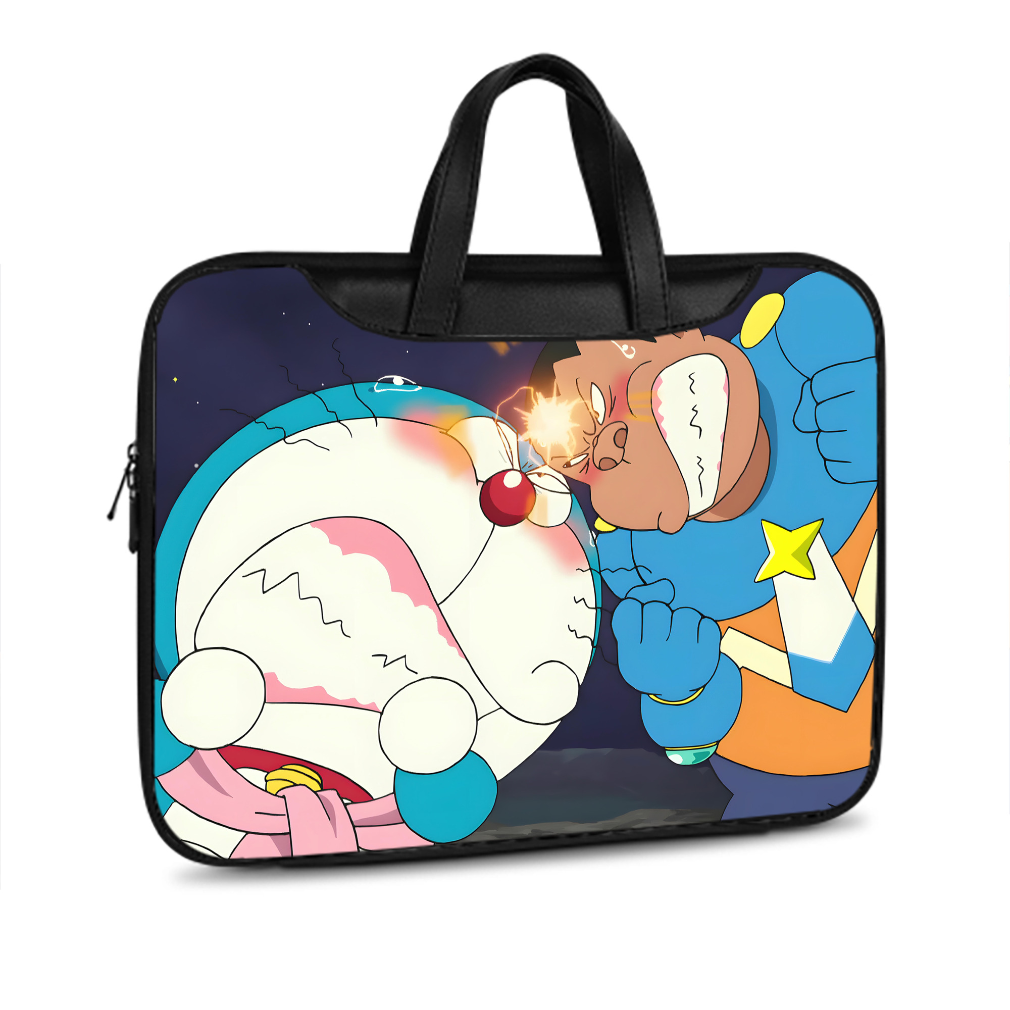 （画像用） ドラえもん Doraemon レザーラップトップバッグ　ノートパソコンケース