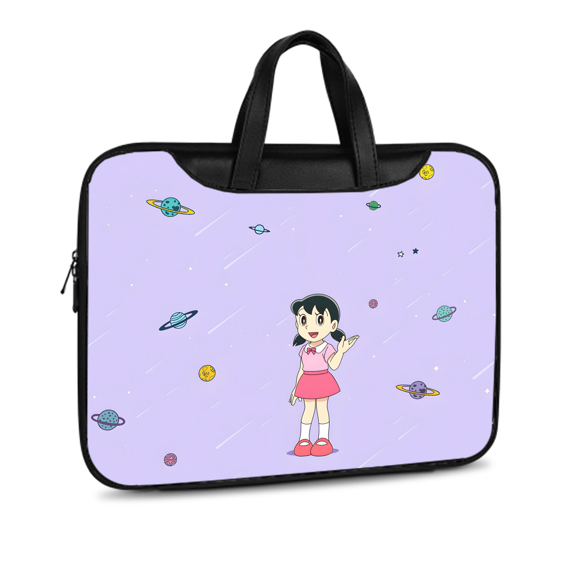 （画像用） ドラえもん Doraemon レザーラップトップバッグ　ノートパソコンケース