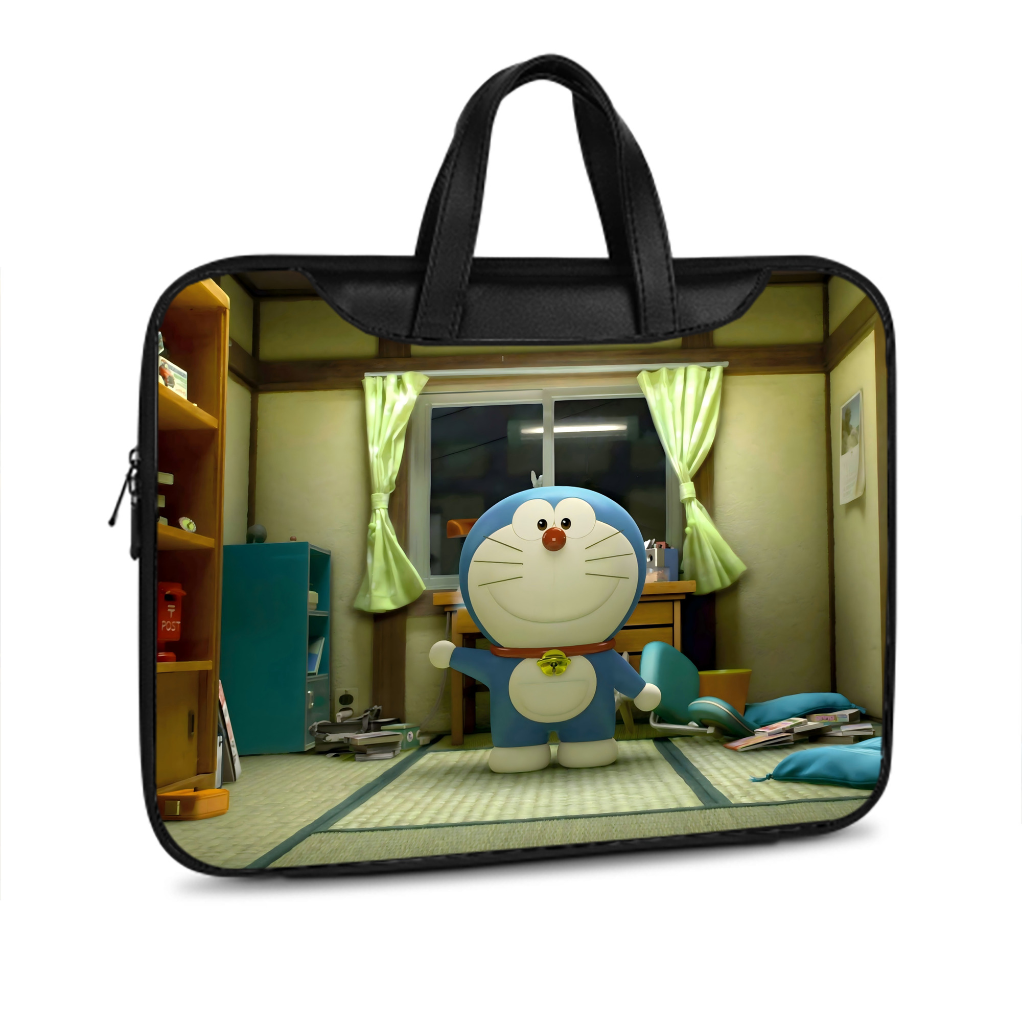 （画像用） ドラえもん Doraemon レザーラップトップバッグ　ノートパソコンケース