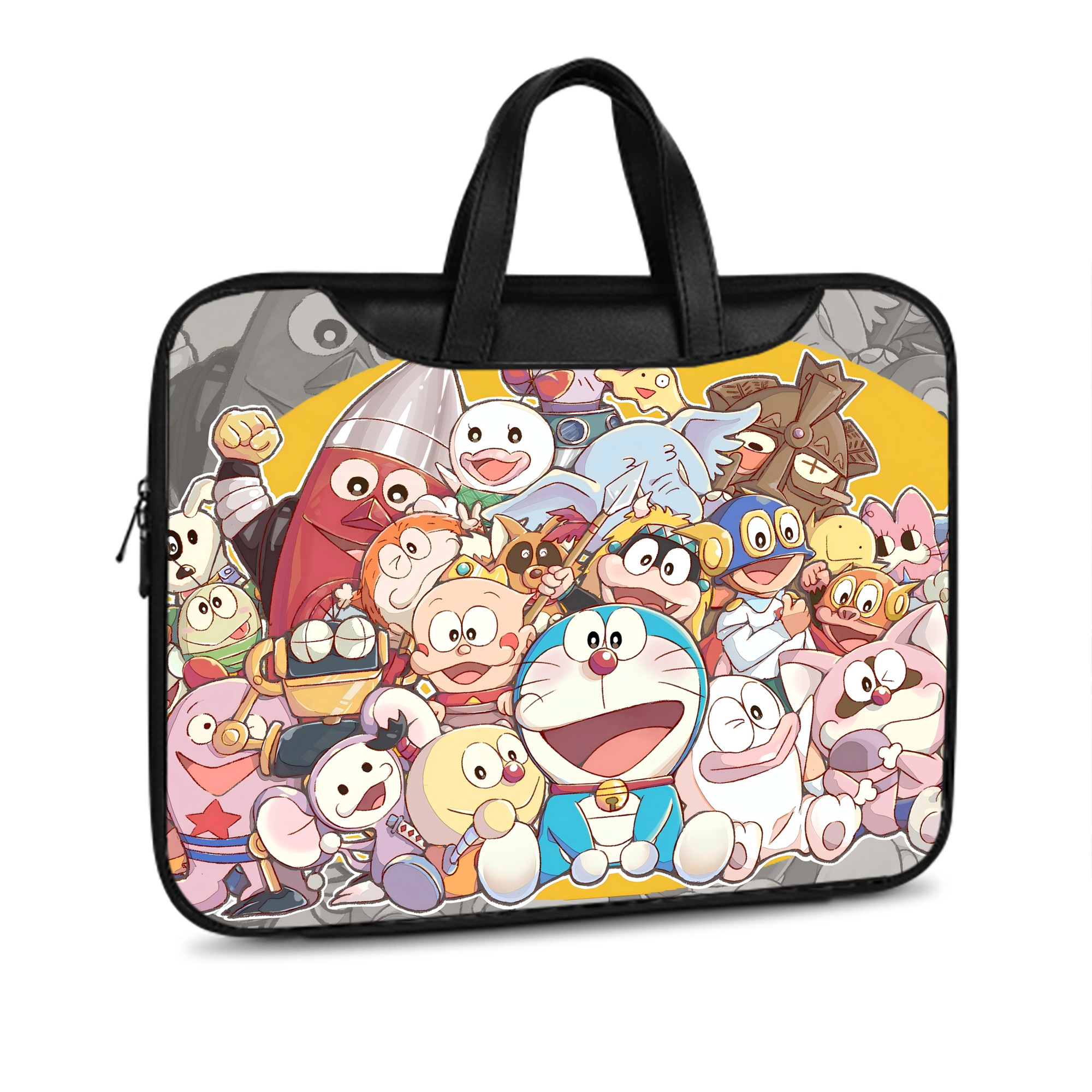 （画像用） ドラえもん Doraemon レザーラップトップバッグ　ノートパソコンケース