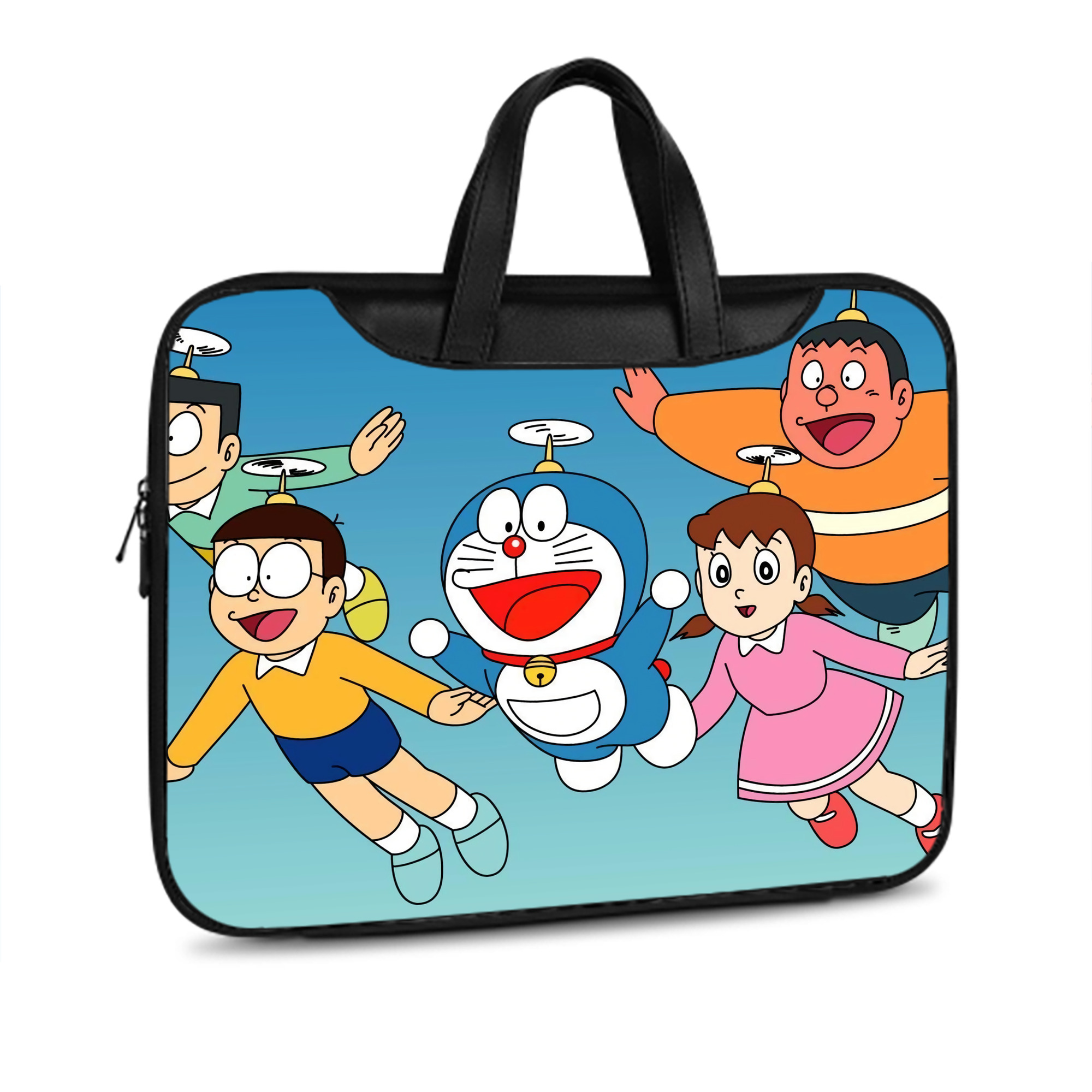 （画像用） ドラえもん Doraemon レザーラップトップバッグ　ノートパソコンケース