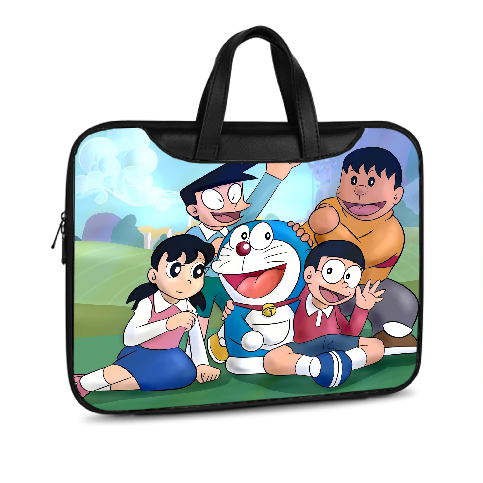 （画像用） ドラえもん Doraemon レザーラップトップバッグ　ノートパソコンケース