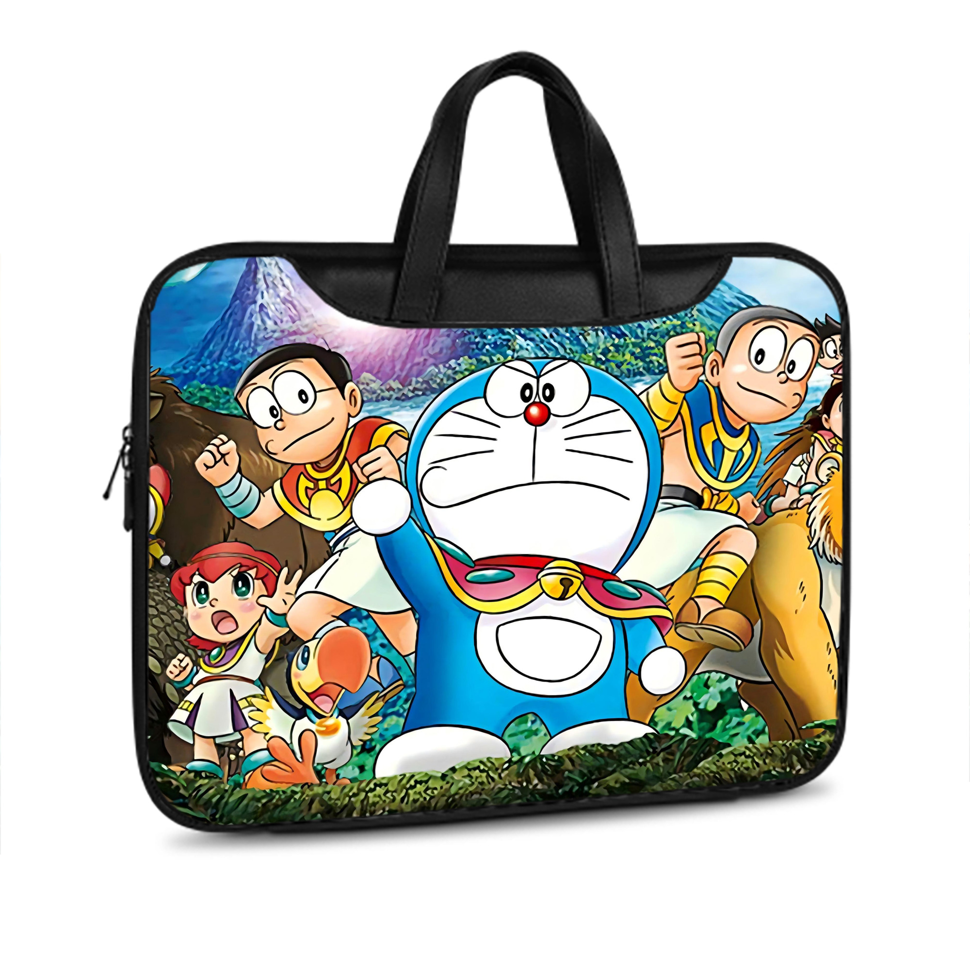 （画像用） ドラえもん Doraemon レザーラップトップバッグ　ノートパソコンケース