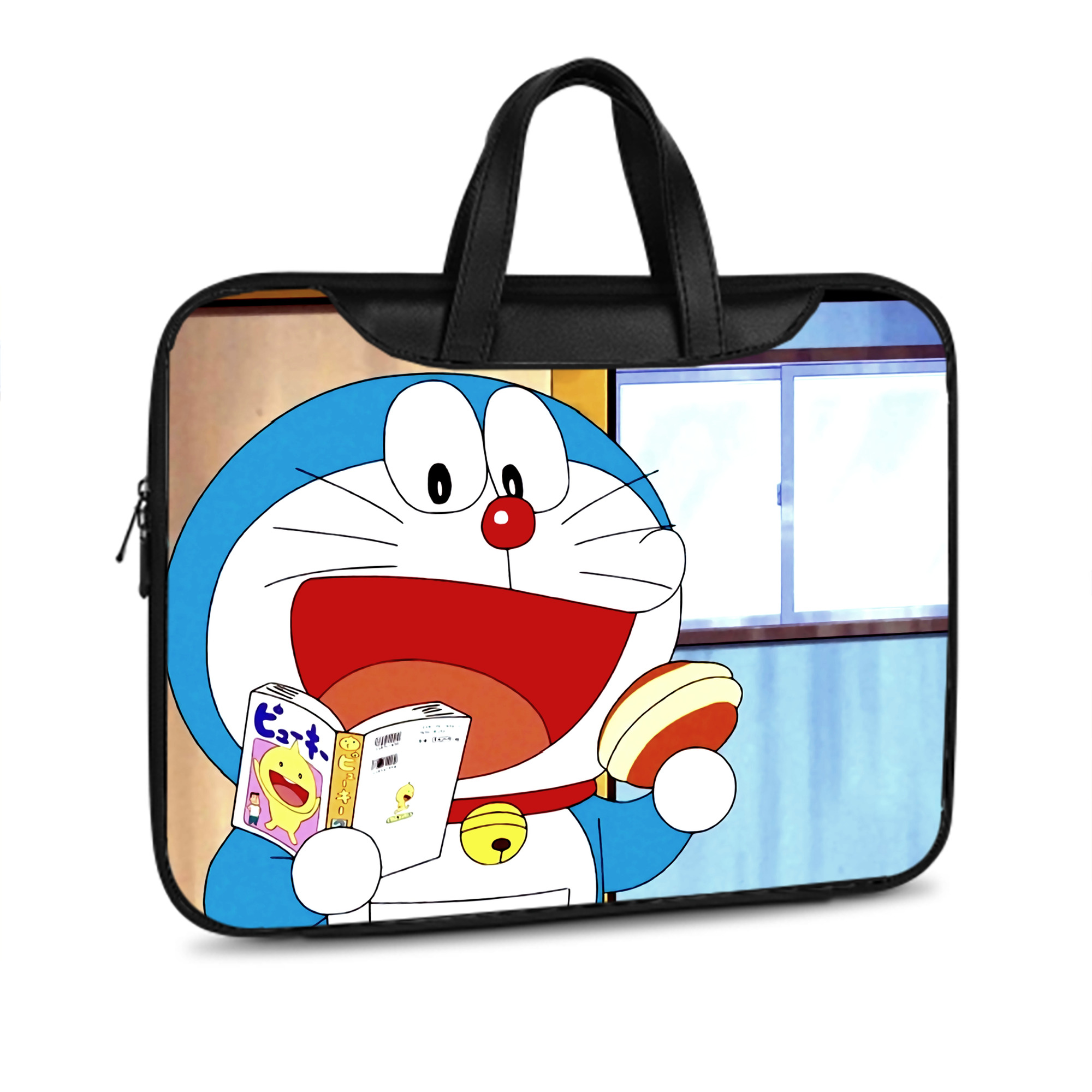 （画像用） ドラえもん Doraemon レザーラップトップバッグ　ノートパソコンケース