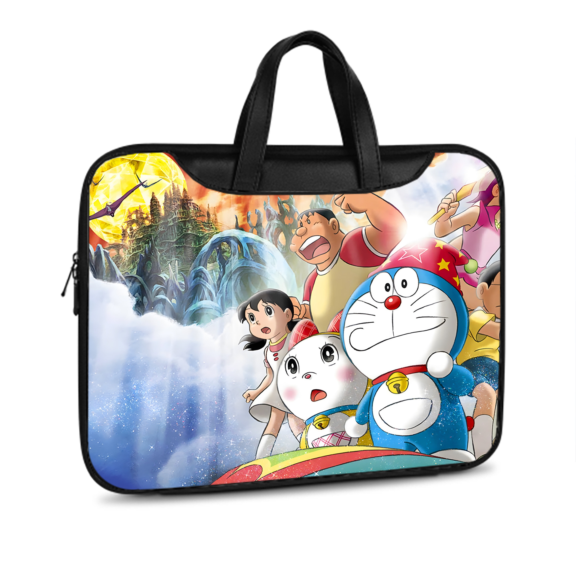 （画像用） ドラえもん Doraemon レザーラップトップバッグ　ノートパソコンケース