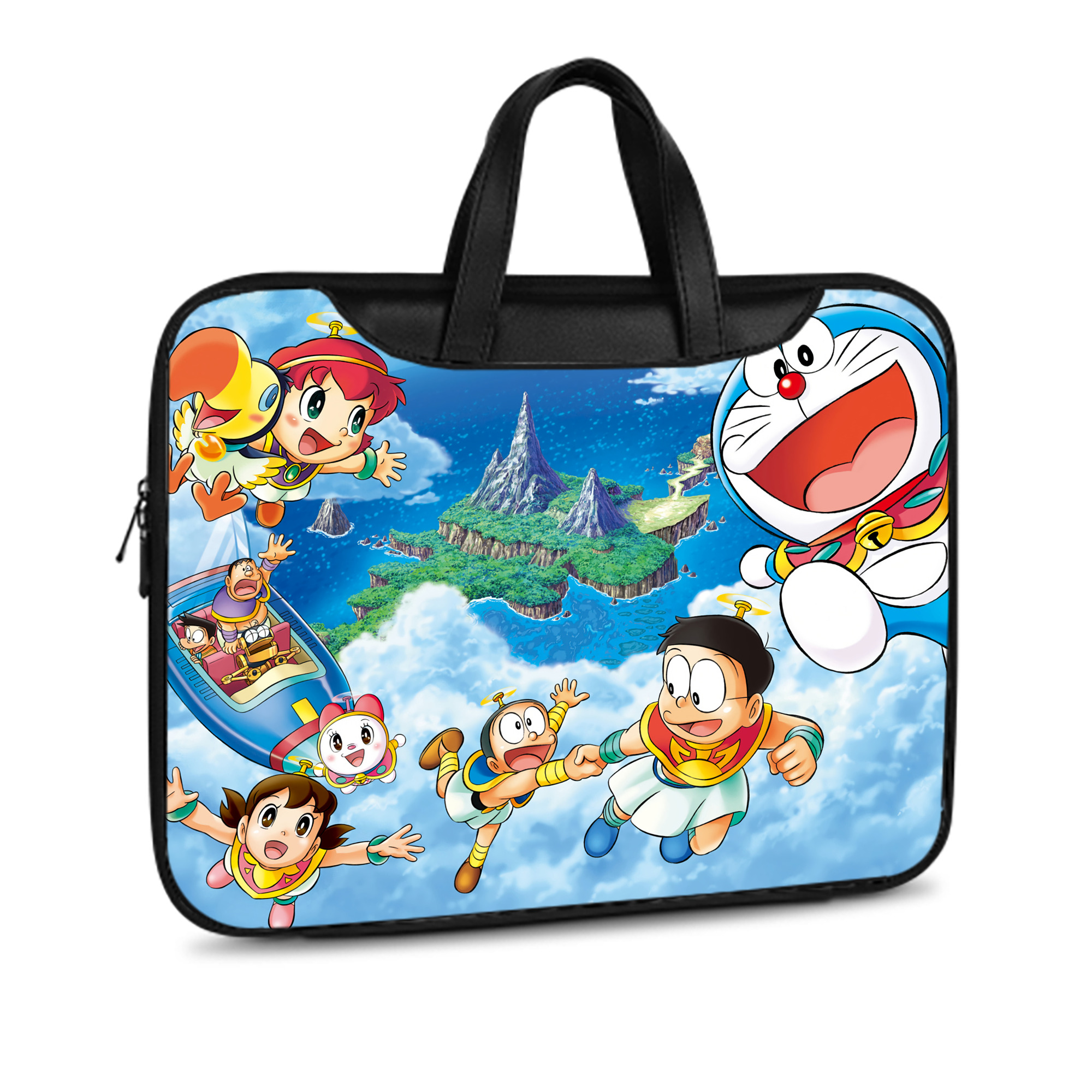 （画像用） ドラえもん Doraemon レザーラップトップバッグ　ノートパソコンケース