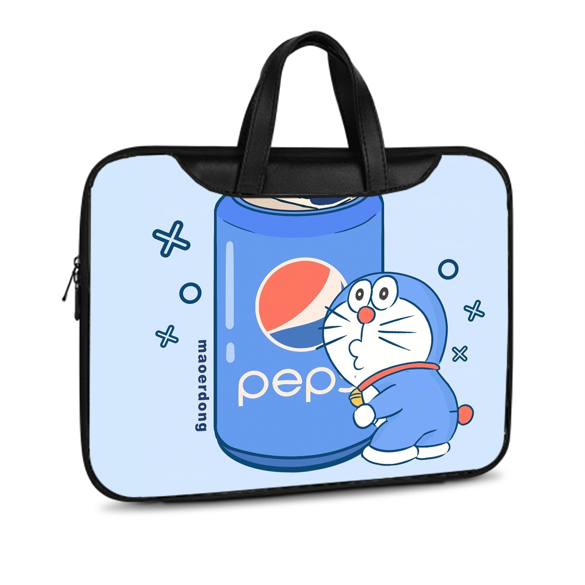 （画像用） ドラえもん Doraemon レザーラップトップバッグ　ノートパソコンケース