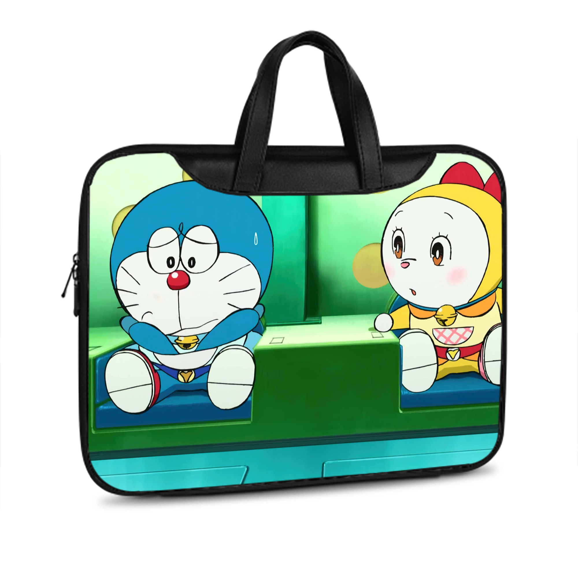 （画像用） ドラえもん Doraemon レザーラップトップバッグ　ノートパソコンケース