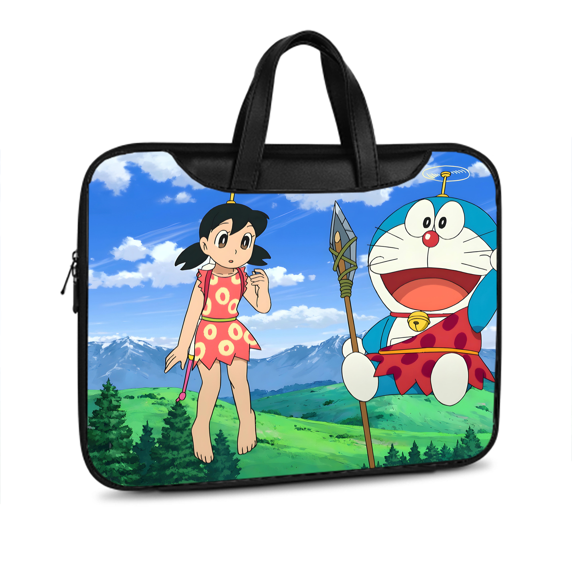 （画像用） ドラえもん Doraemon レザーラップトップバッグ　ノートパソコンケース