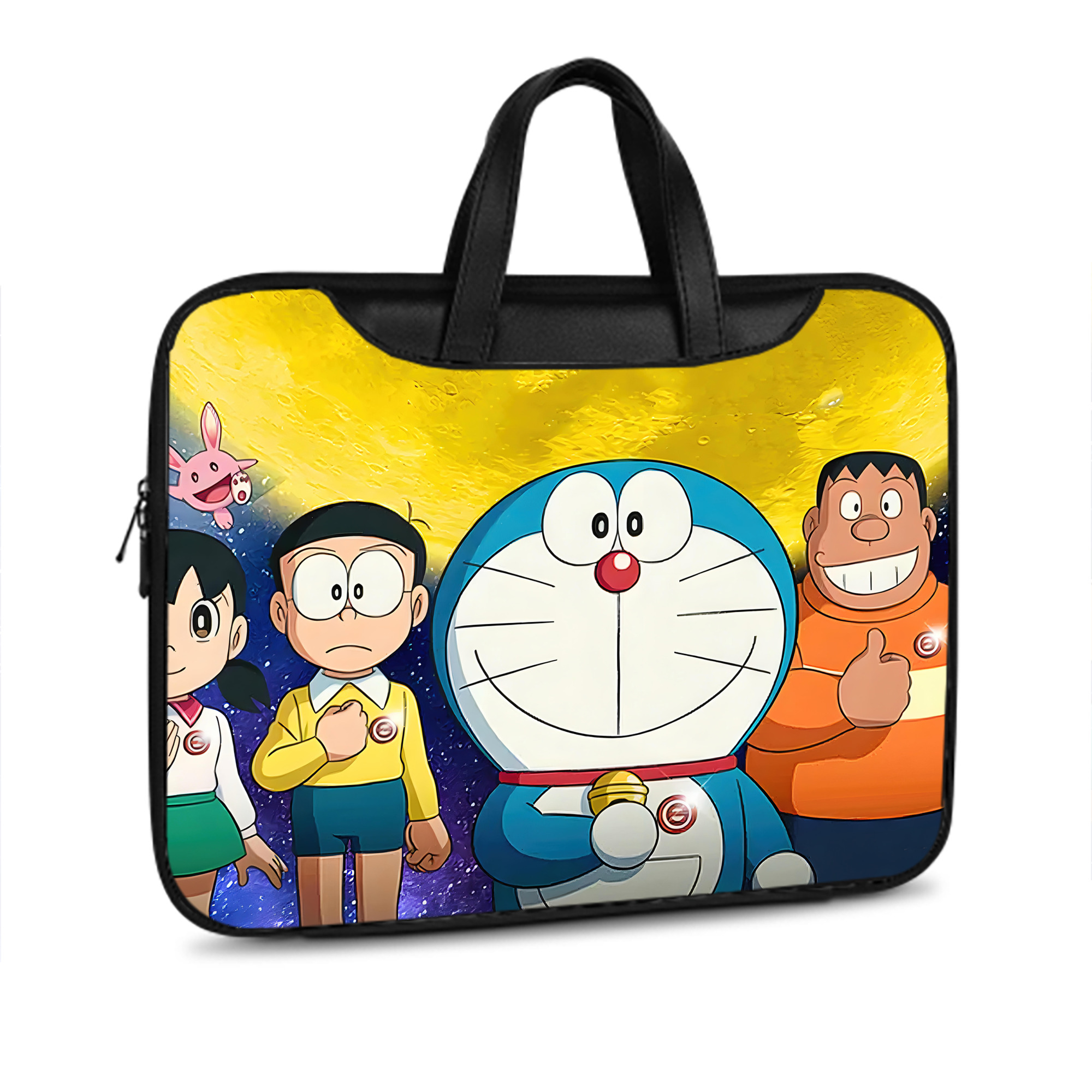 （画像用） ドラえもん Doraemon レザーラップトップバッグ　ノートパソコンケース