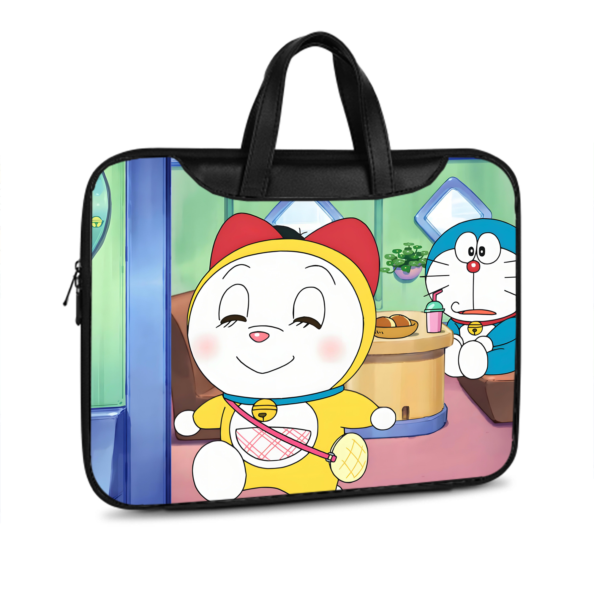 （画像用） ドラえもん Doraemon レザーラップトップバッグ　ノートパソコンケース