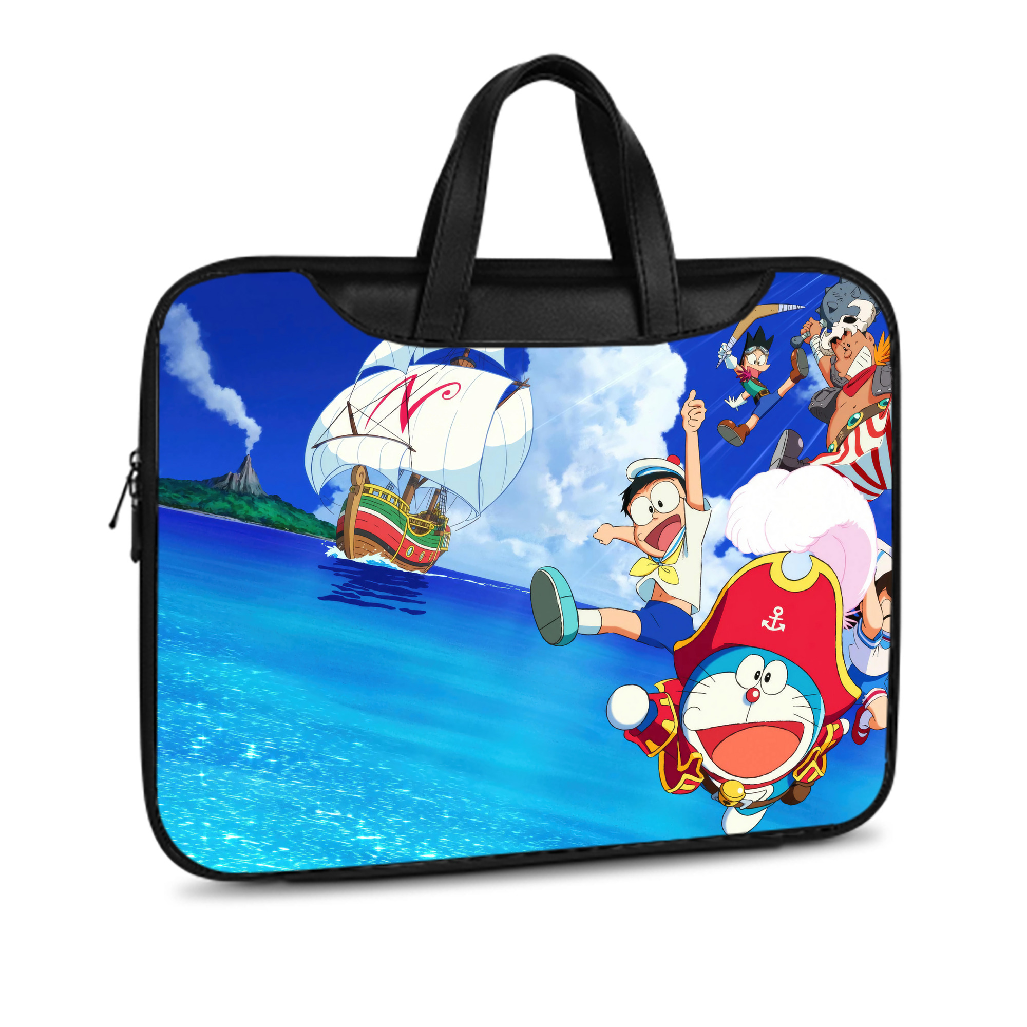 （画像用） ドラえもん Doraemon レザーラップトップバッグ　ノートパソコンケース