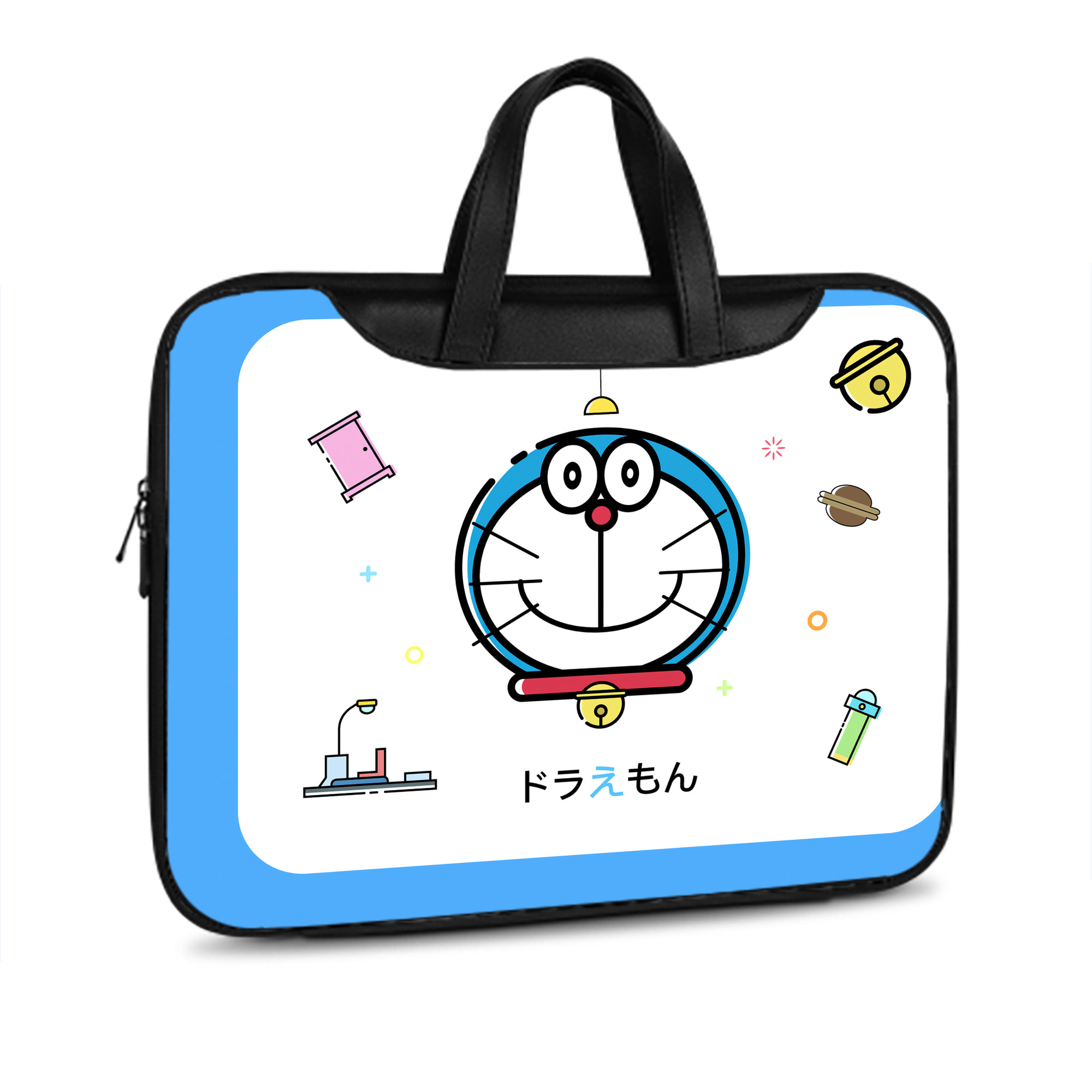 （画像用） ドラえもん Doraemon レザーラップトップバッグ　ノートパソコンケース