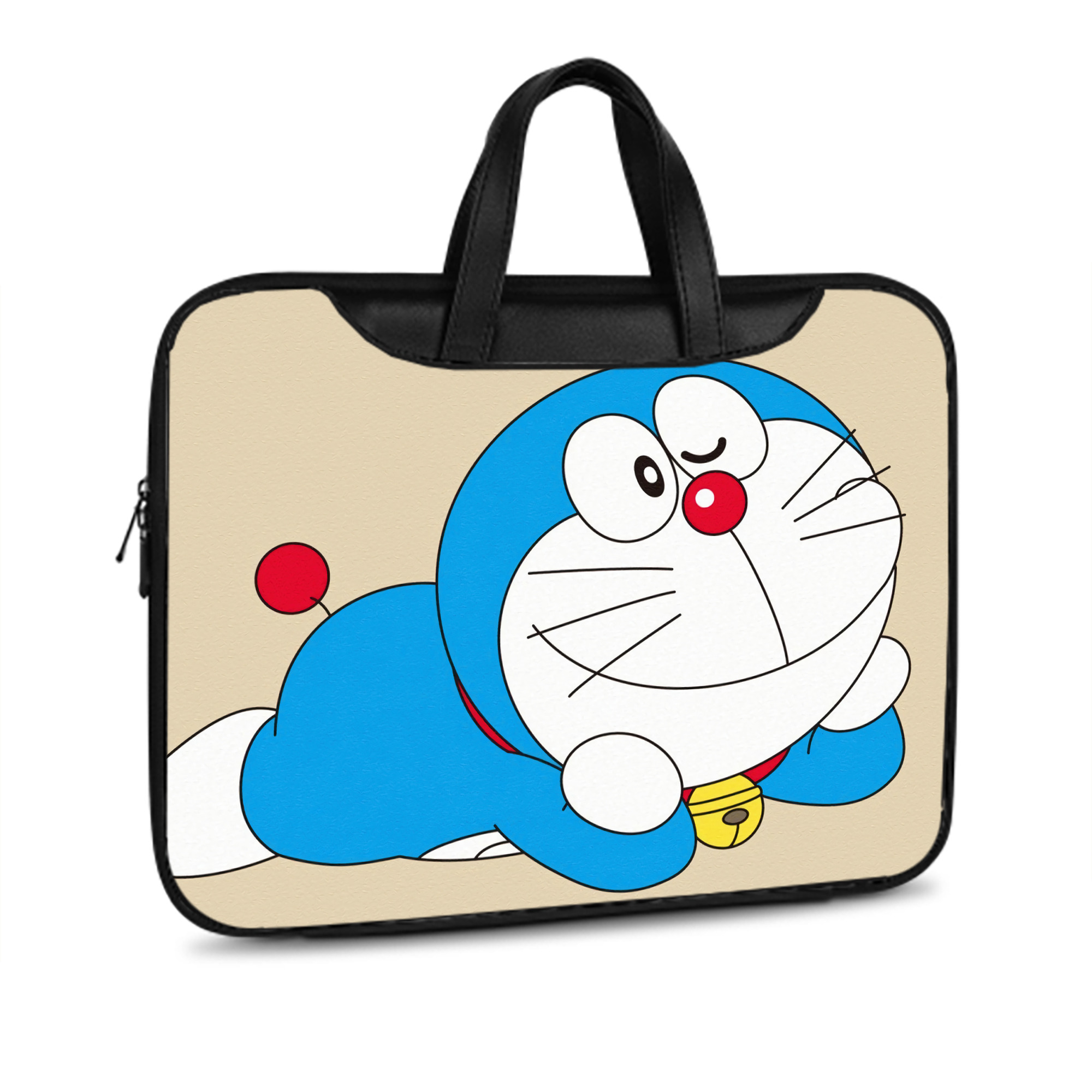 （画像用） ドラえもん Doraemon レザーラップトップバッグ　ノートパソコンケース