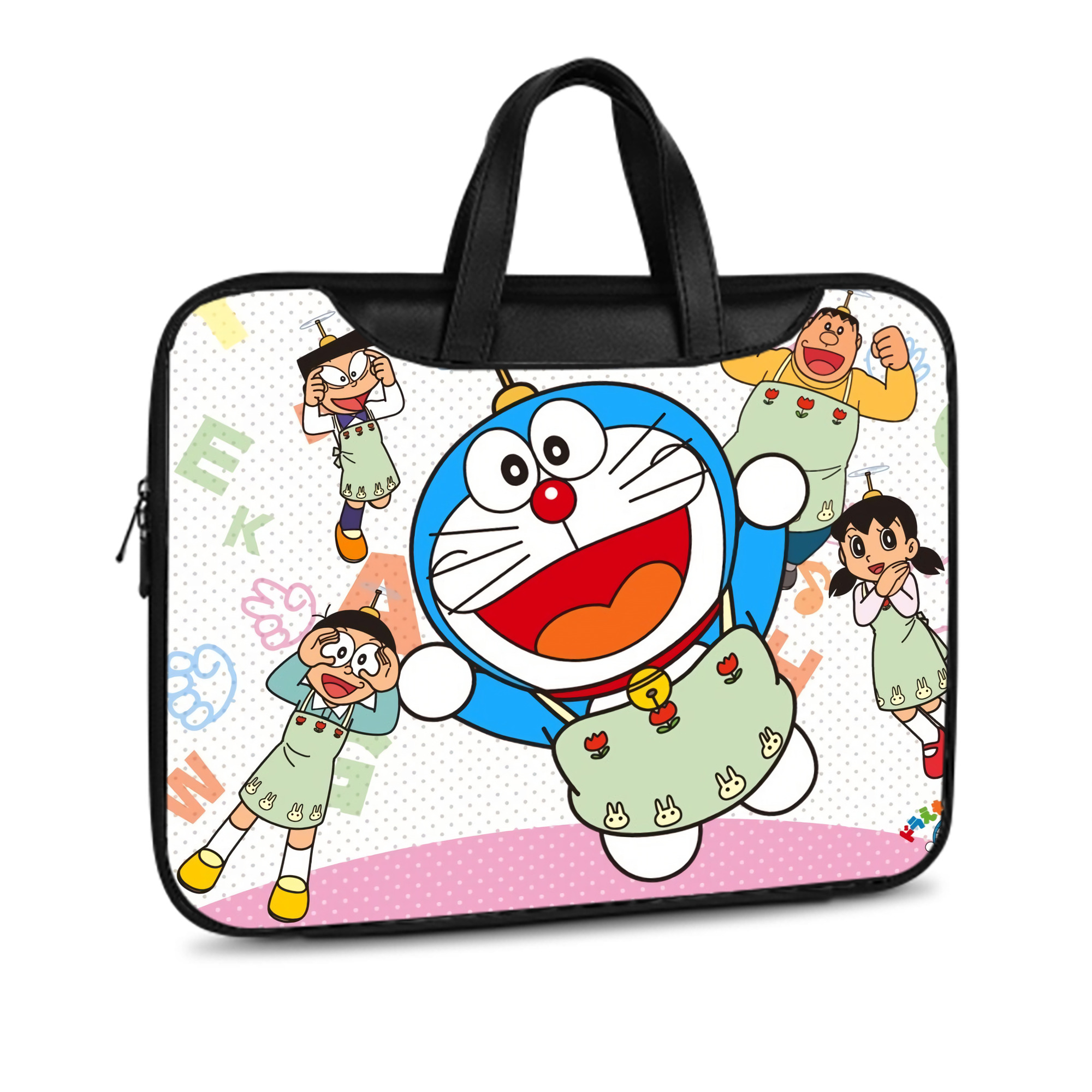 （画像用） ドラえもん Doraemon レザーラップトップバッグ　ノートパソコンケース