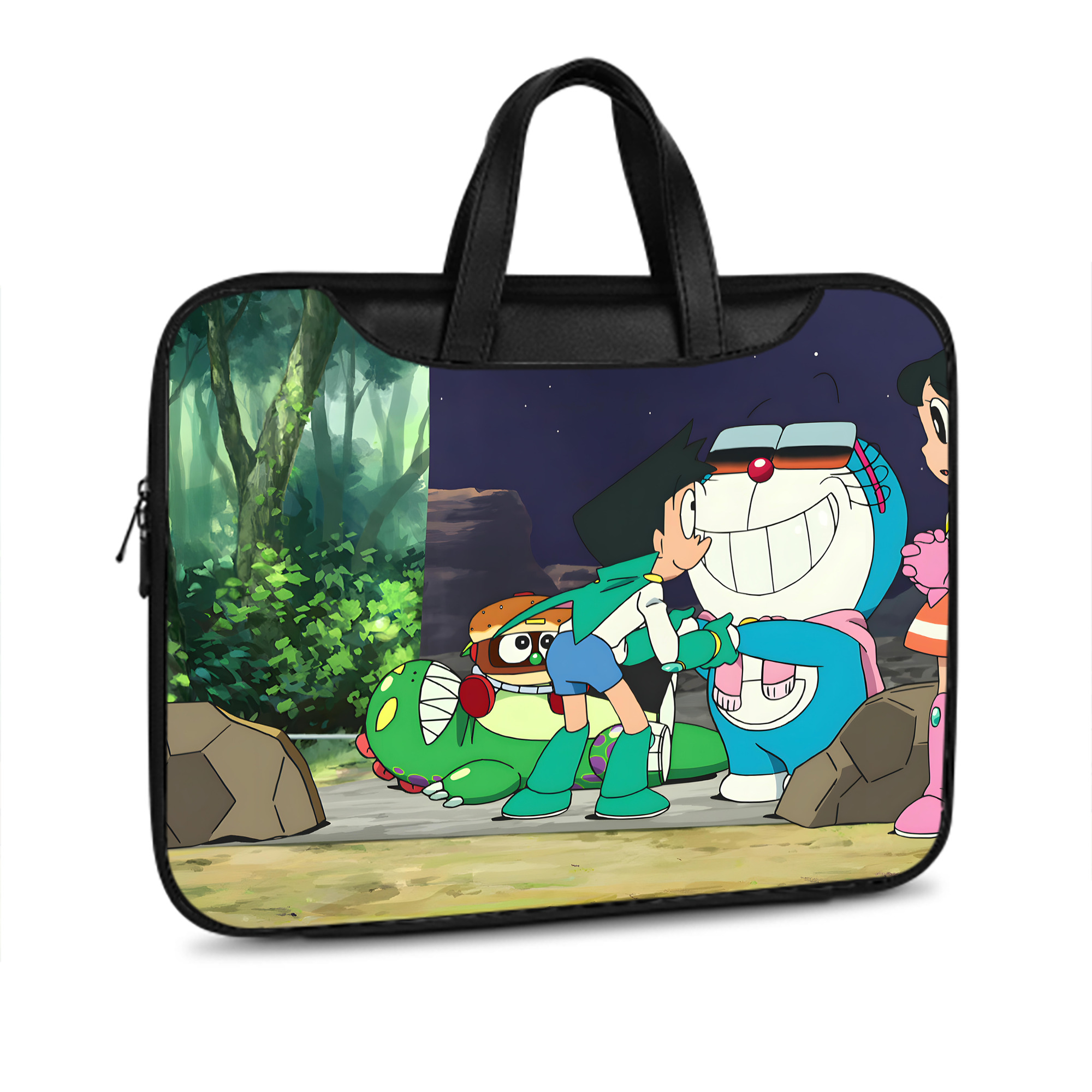 （画像用） ドラえもん Doraemon レザーラップトップバッグ　ノートパソコンケース