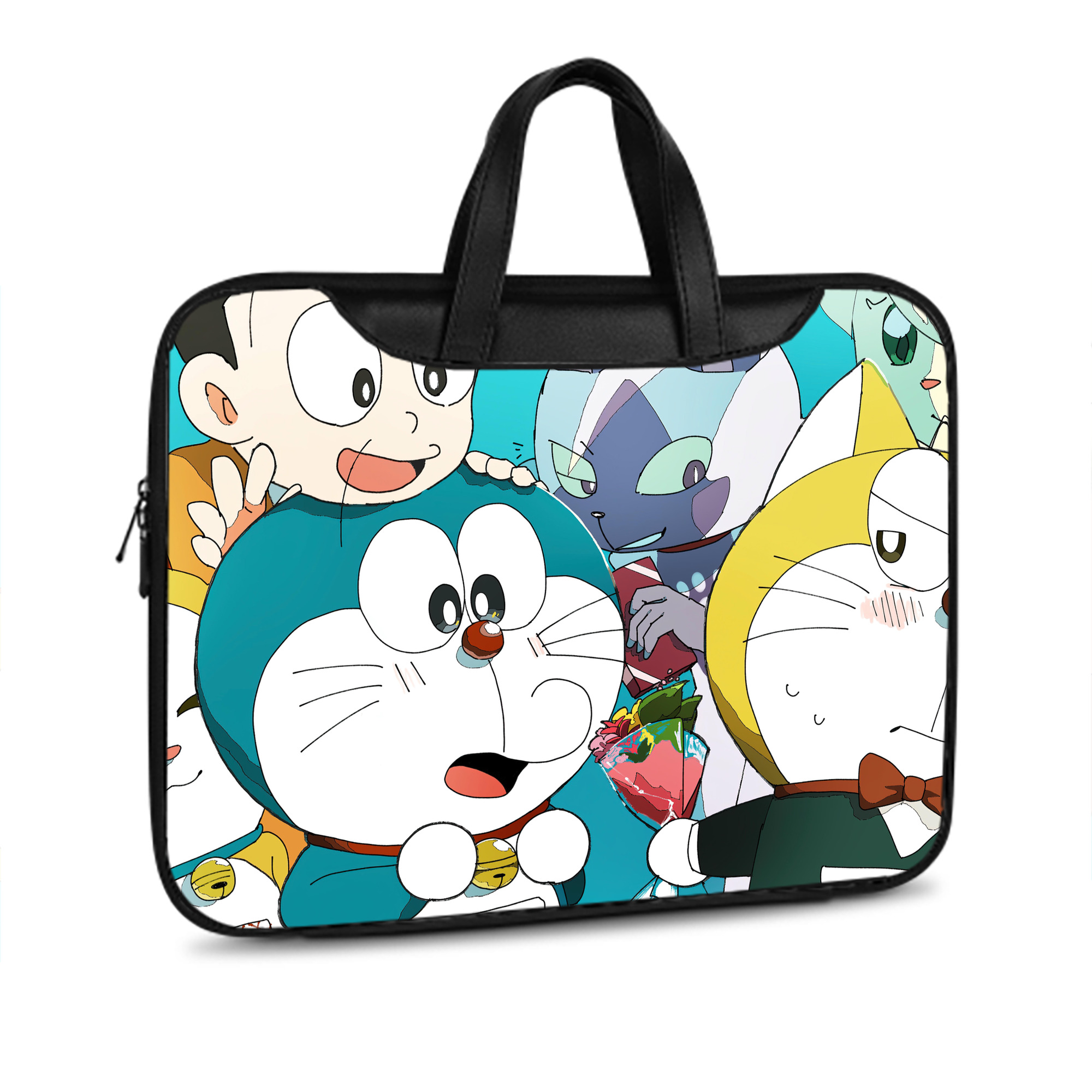 （画像用） ドラえもん Doraemon レザーラップトップバッグ　ノートパソコンケース