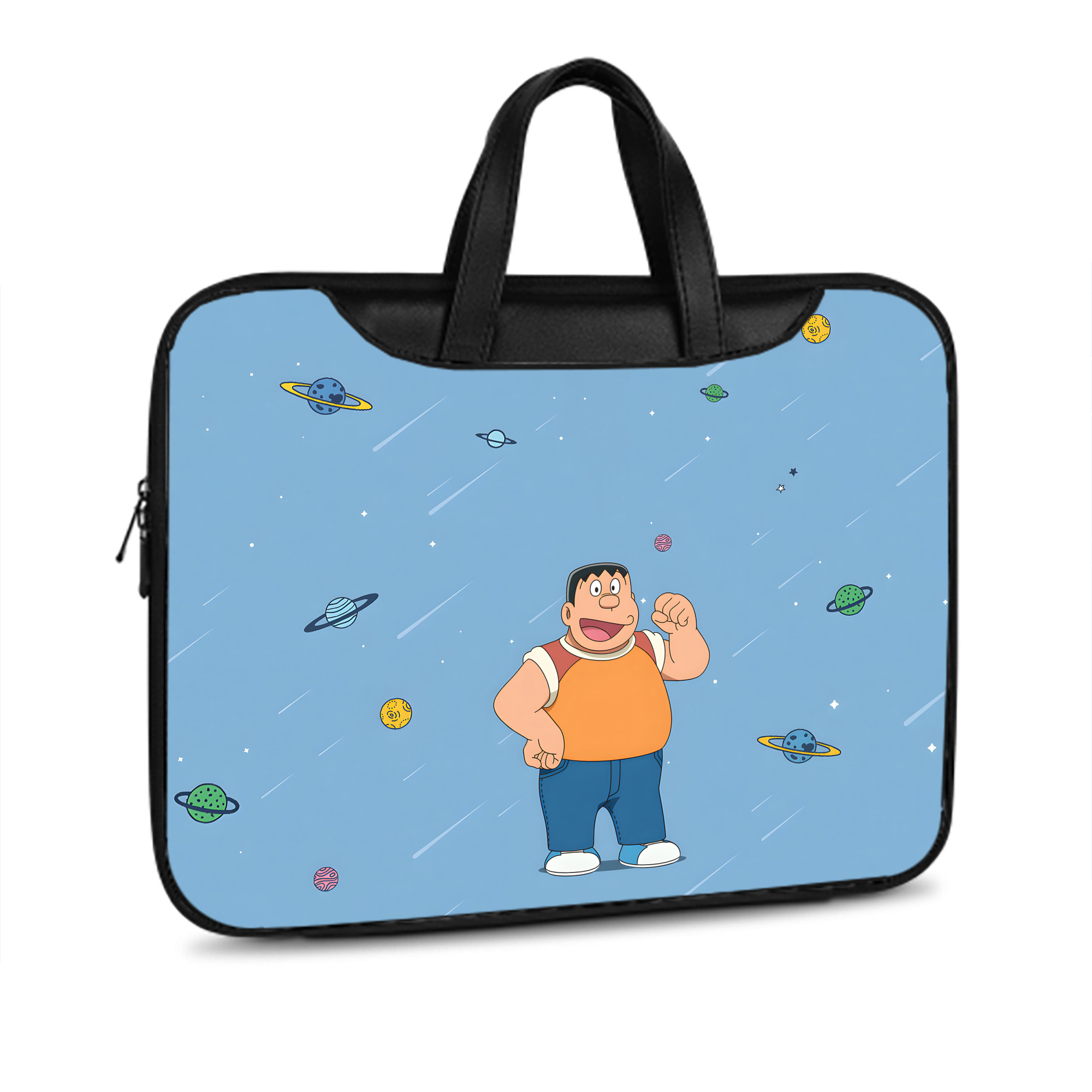 （画像用） ドラえもん Doraemon レザーラップトップバッグ　ノートパソコンケース