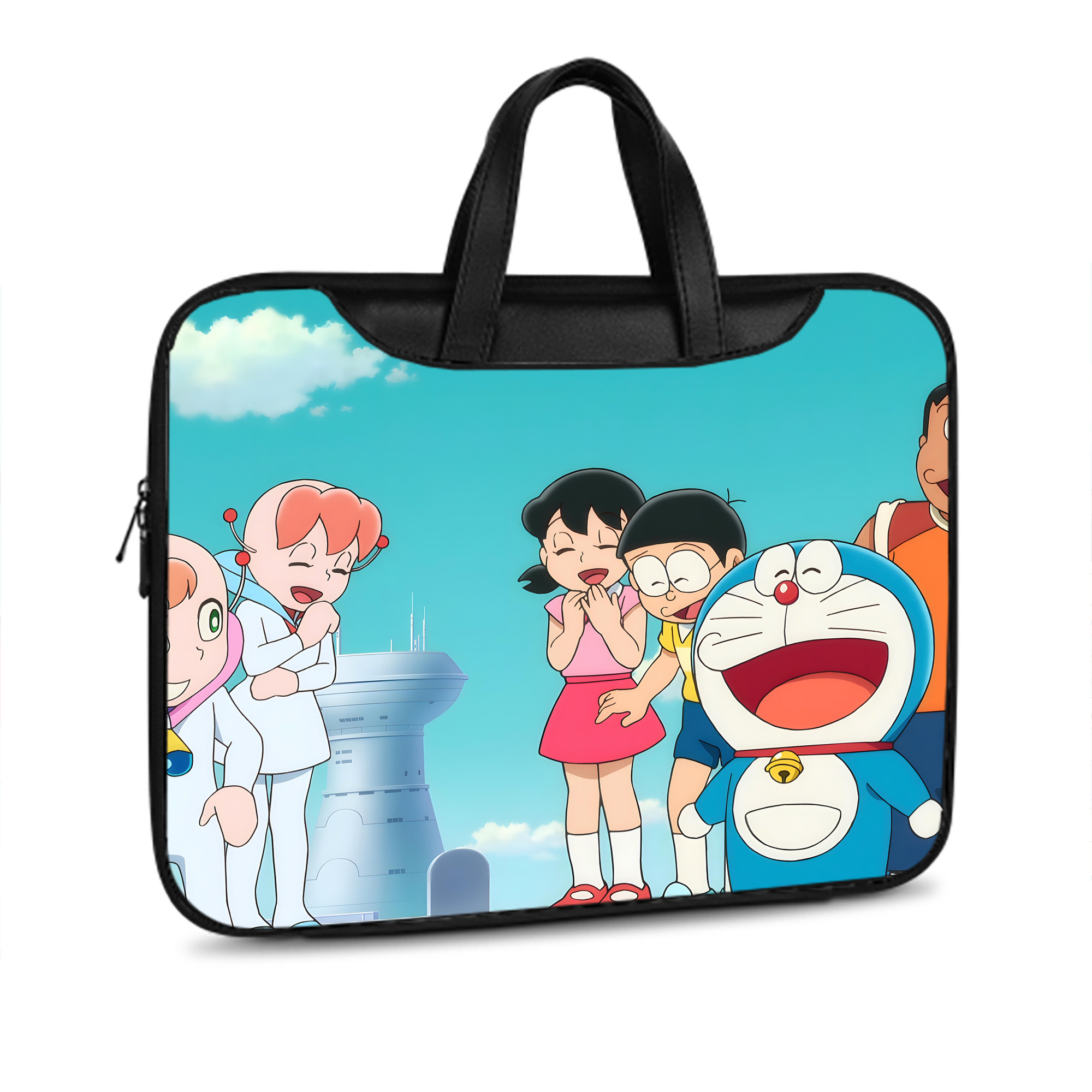 （画像用） ドラえもん Doraemon レザーラップトップバッグ　ノートパソコンケース