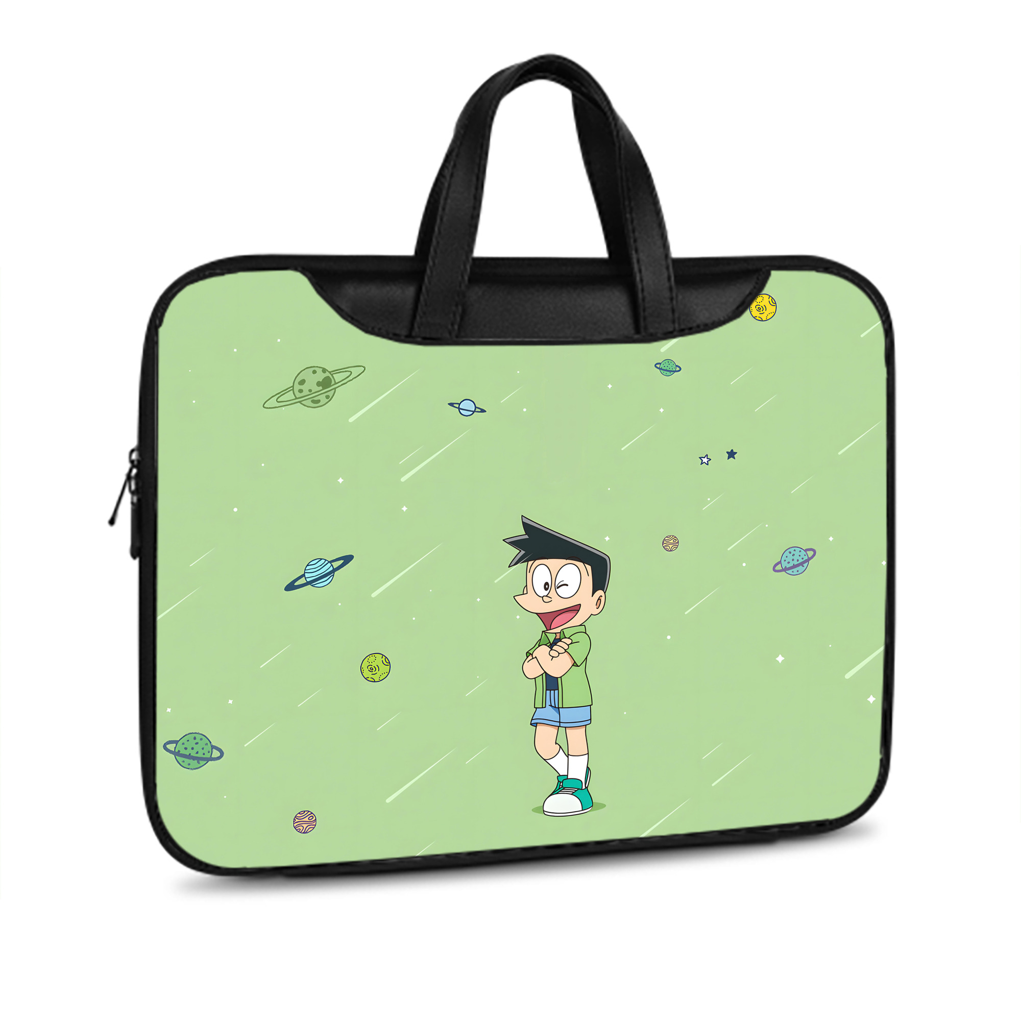 （画像用） ドラえもん Doraemon レザーラップトップバッグ　ノートパソコンケース