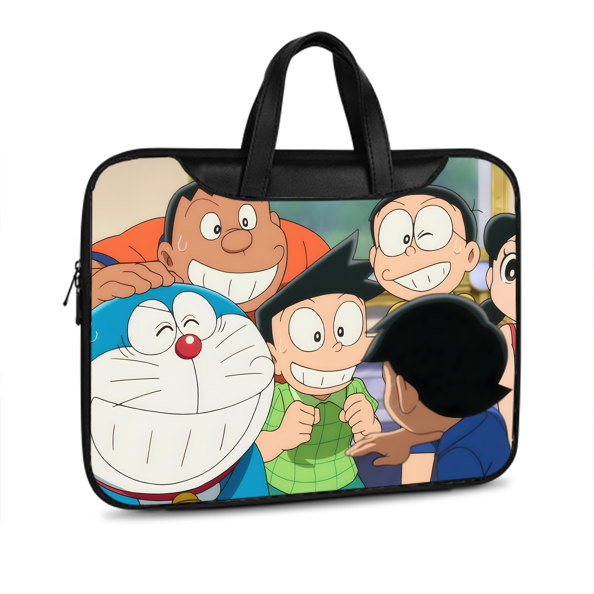 （画像用） ドラえもん Doraemon レザーラップトップバッグ　ノートパソコンケース