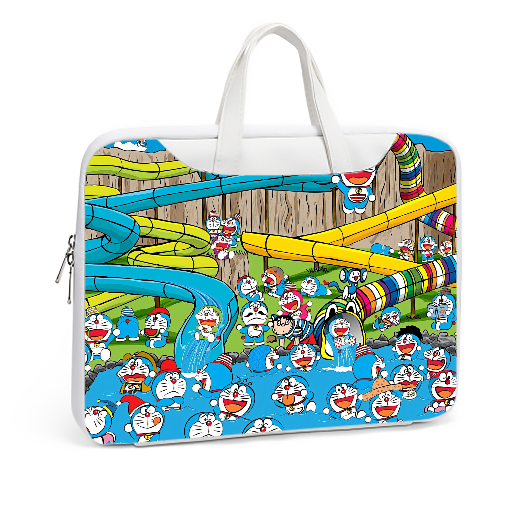 （画像用） ドラえもん Doraemon レザーラップトップバッグ　ノートパソコンケース