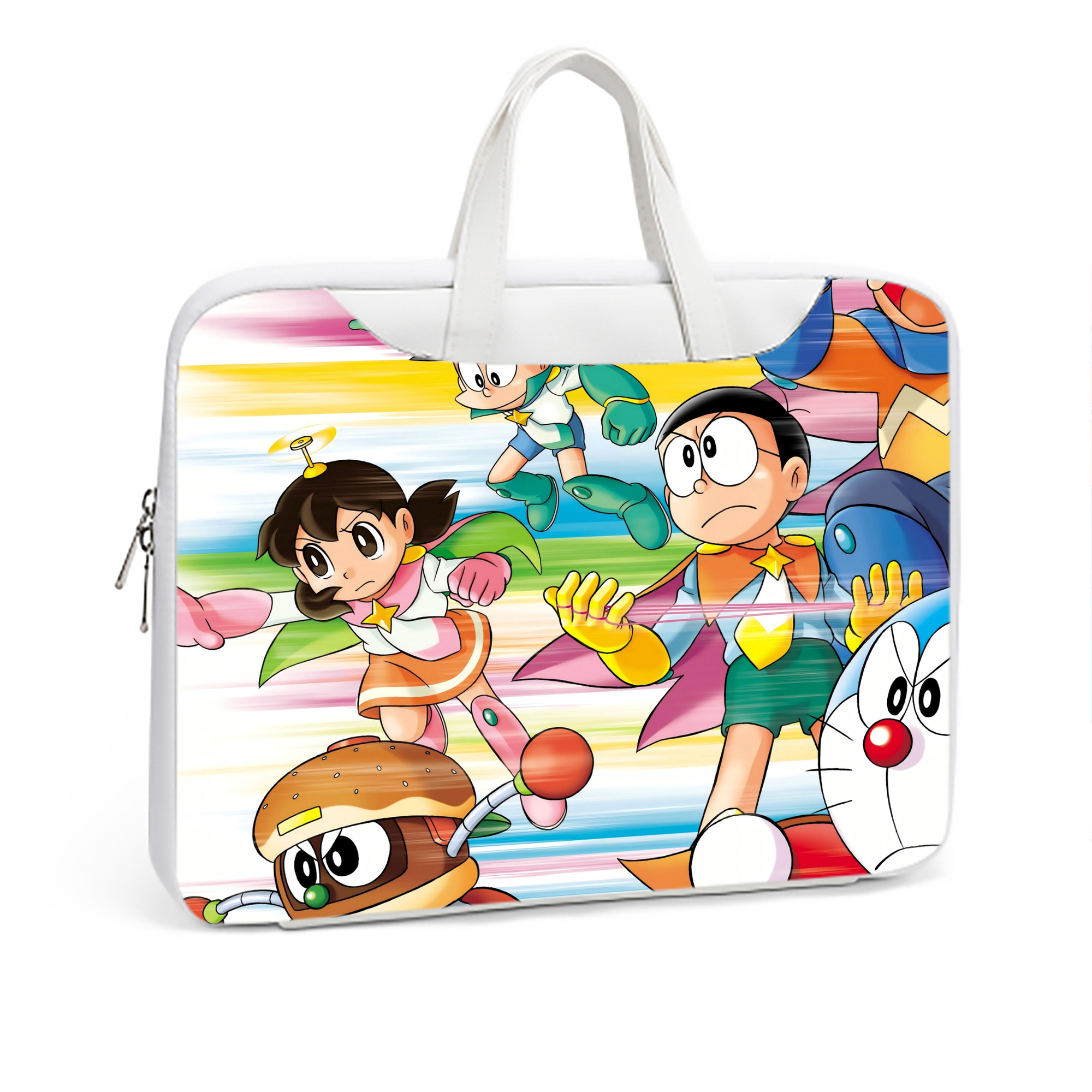 （画像用） ドラえもん Doraemon レザーラップトップバッグ　ノートパソコンケース