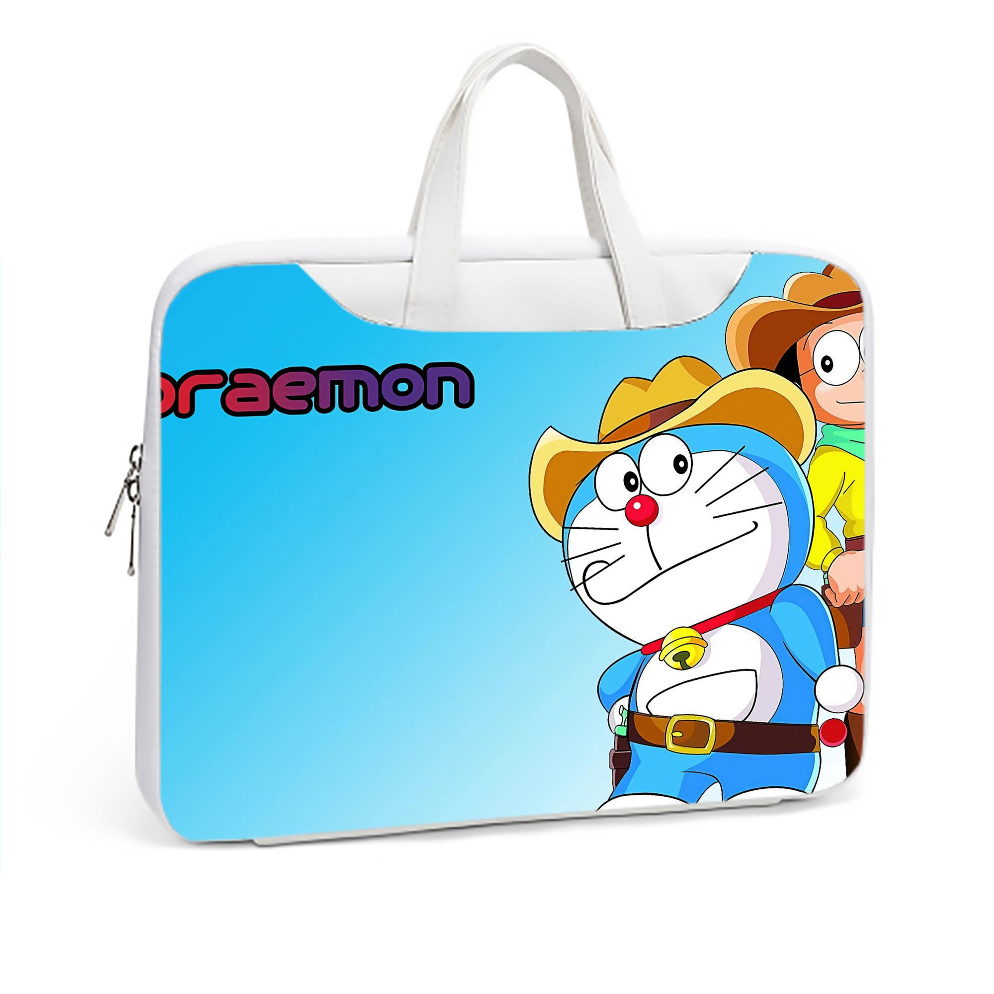 （画像用） ドラえもん Doraemon レザーラップトップバッグ　ノートパソコンケース