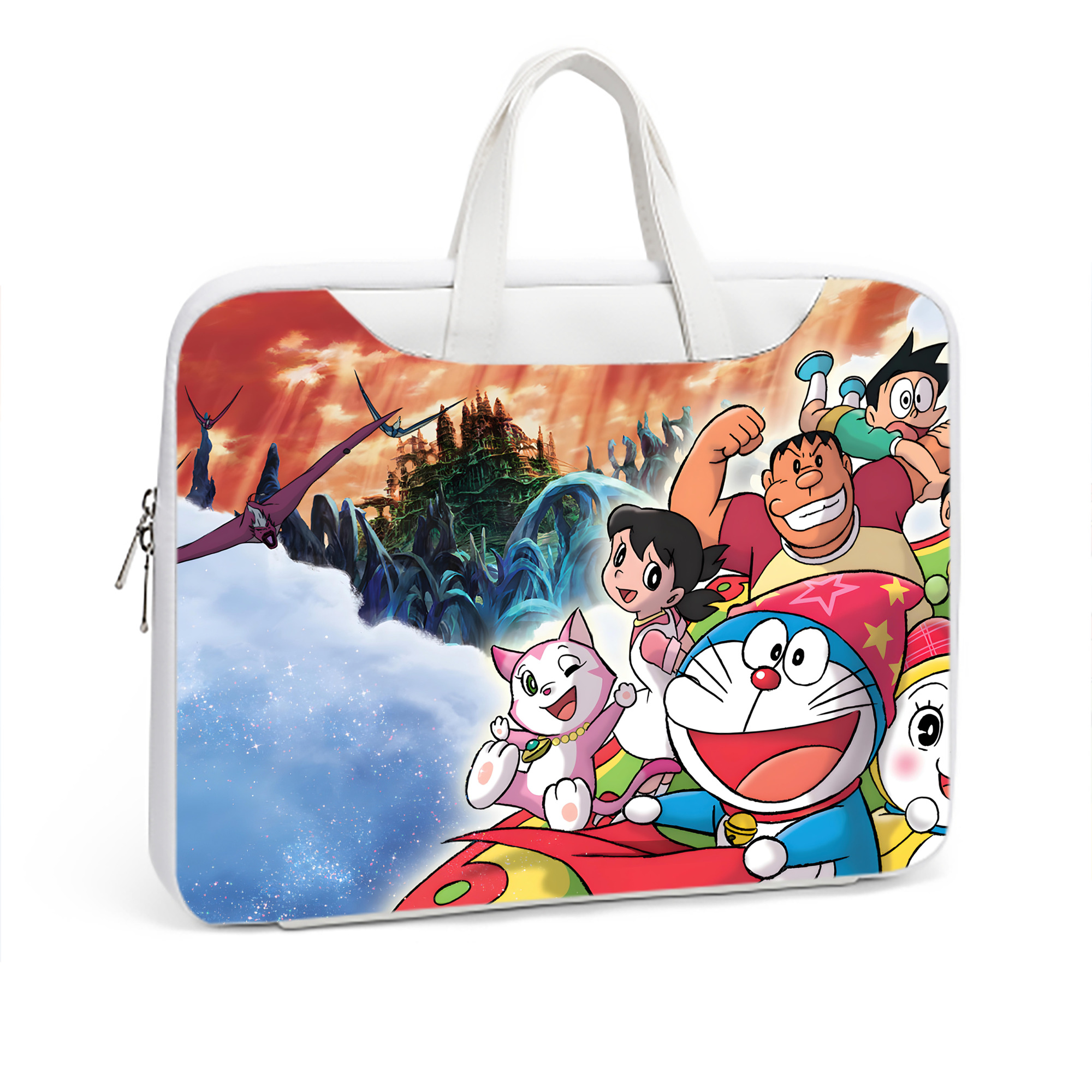 （画像用） ドラえもん Doraemon レザーラップトップバッグ　ノートパソコンケース
