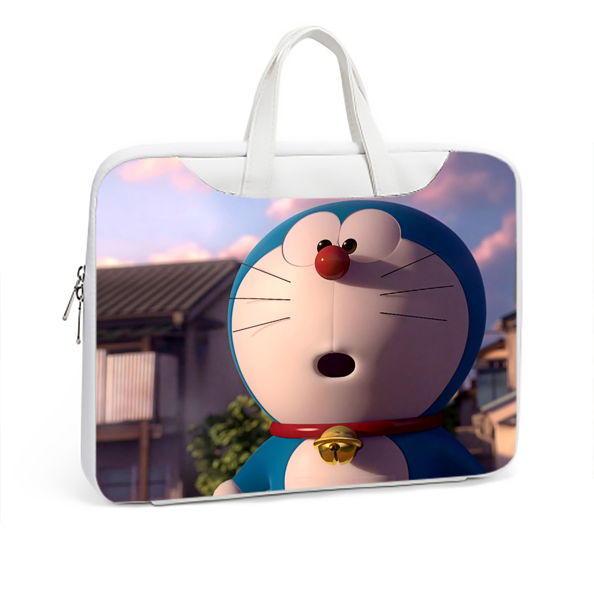 （画像用） ドラえもん Doraemon レザーラップトップバッグ　ノートパソコンケース