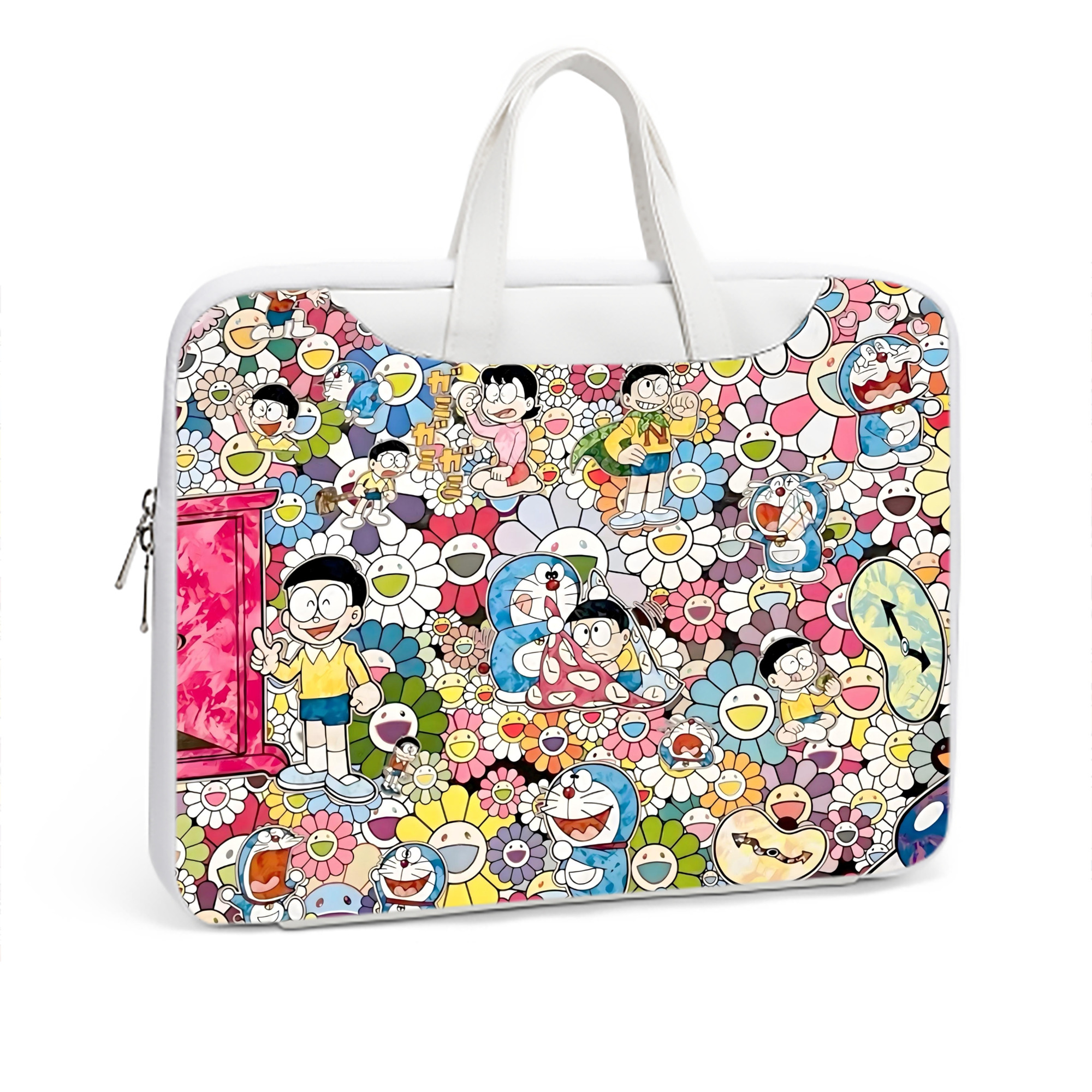 （画像用） ドラえもん Doraemon レザーラップトップバッグ　ノートパソコンケース