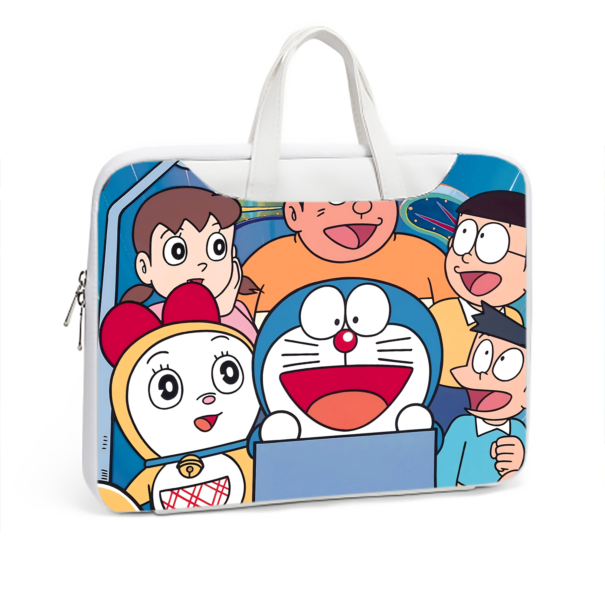 （画像用） ドラえもん Doraemon レザーラップトップバッグ　ノートパソコンケース