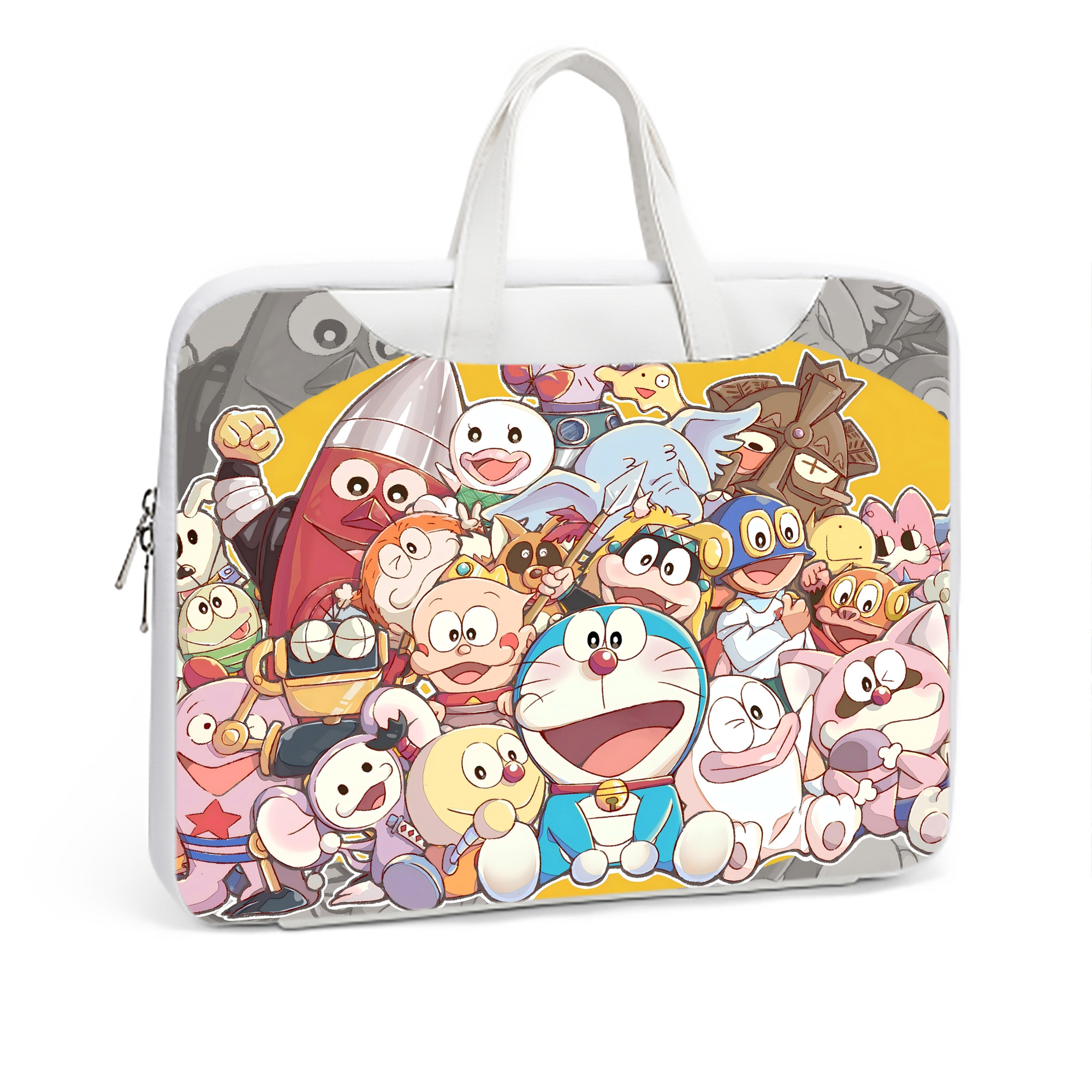 （画像用） ドラえもん Doraemon レザーラップトップバッグ　ノートパソコンケース