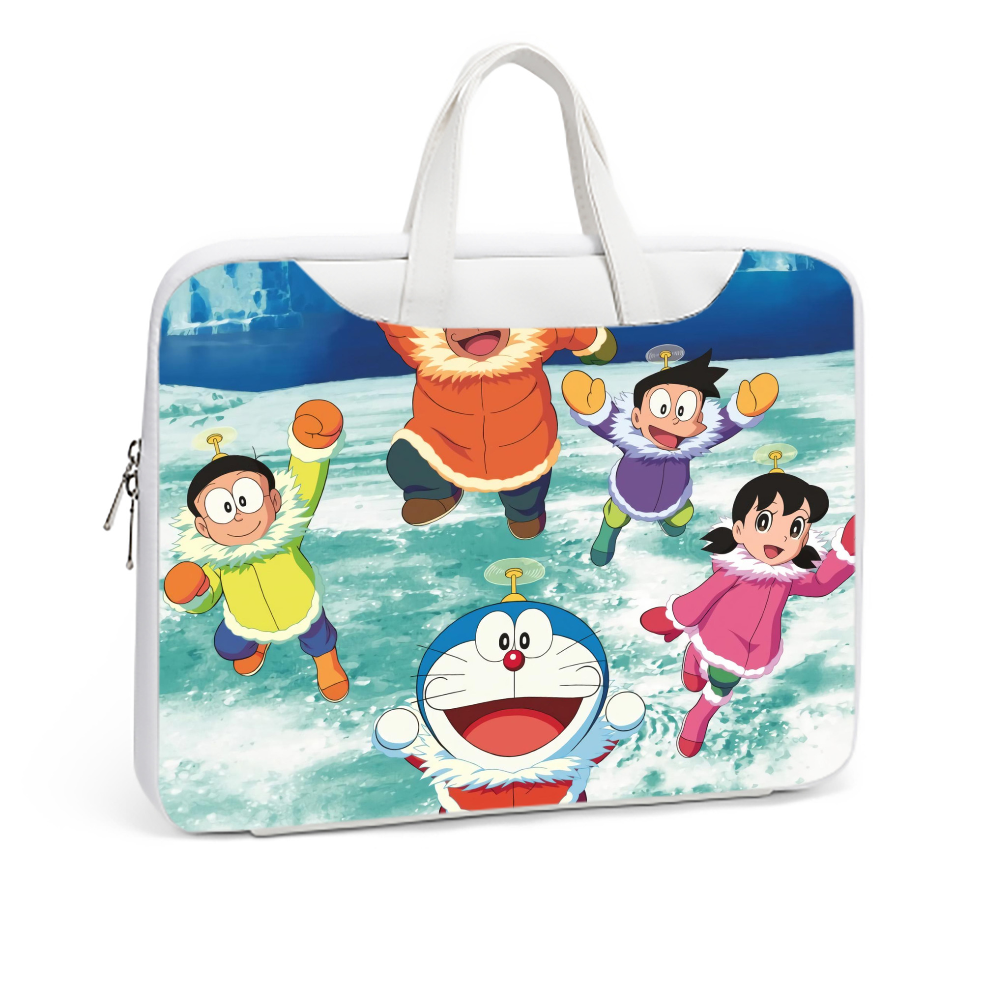 （画像用） ドラえもん Doraemon レザーラップトップバッグ　ノートパソコンケース