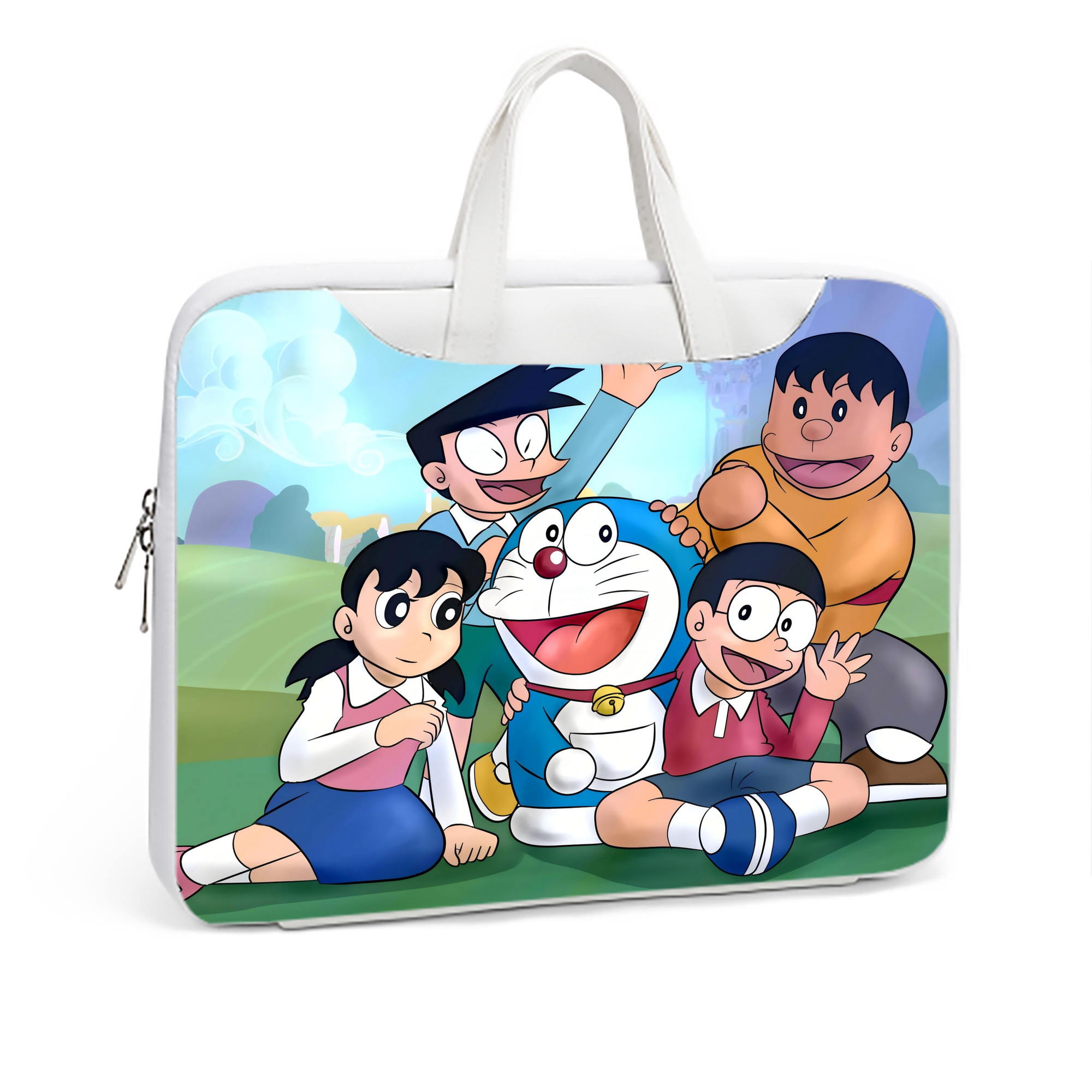 （画像用） ドラえもん Doraemon レザーラップトップバッグ　ノートパソコンケース
