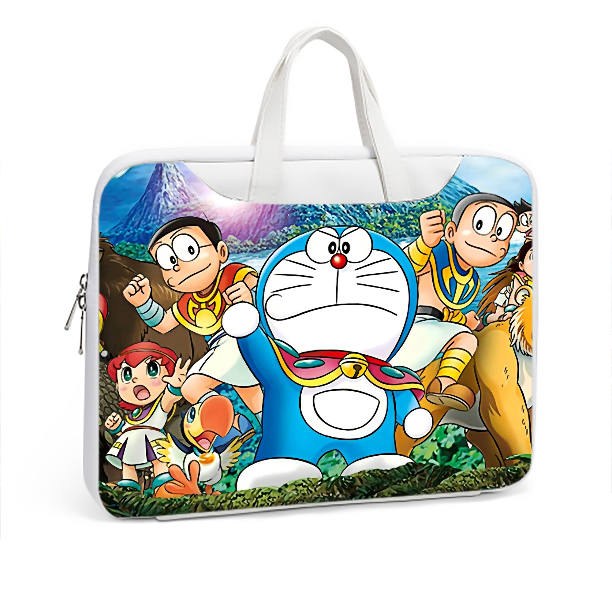 （画像用） ドラえもん Doraemon レザーラップトップバッグ　ノートパソコンケース