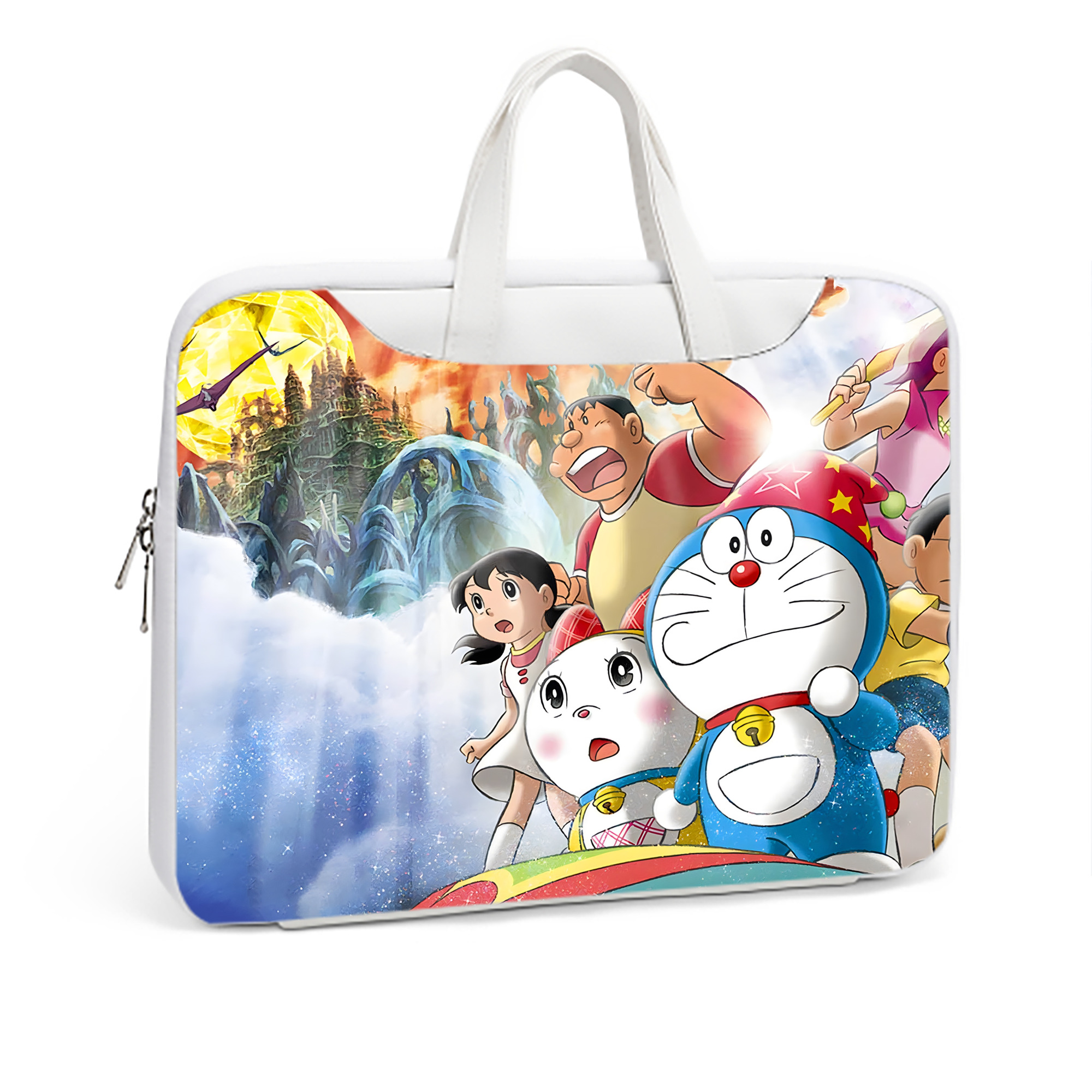 （画像用） ドラえもん Doraemon レザーラップトップバッグ　ノートパソコンケース