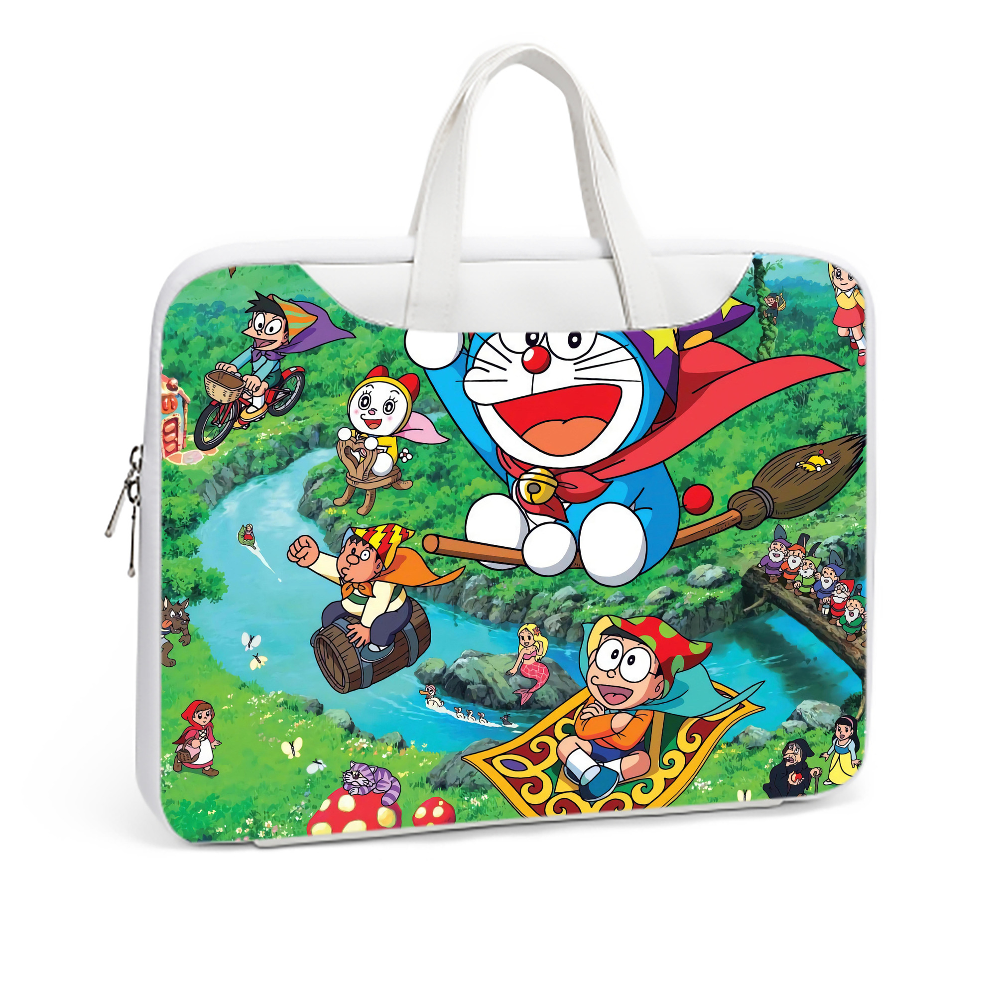 （画像用） ドラえもん Doraemon レザーラップトップバッグ　ノートパソコンケース