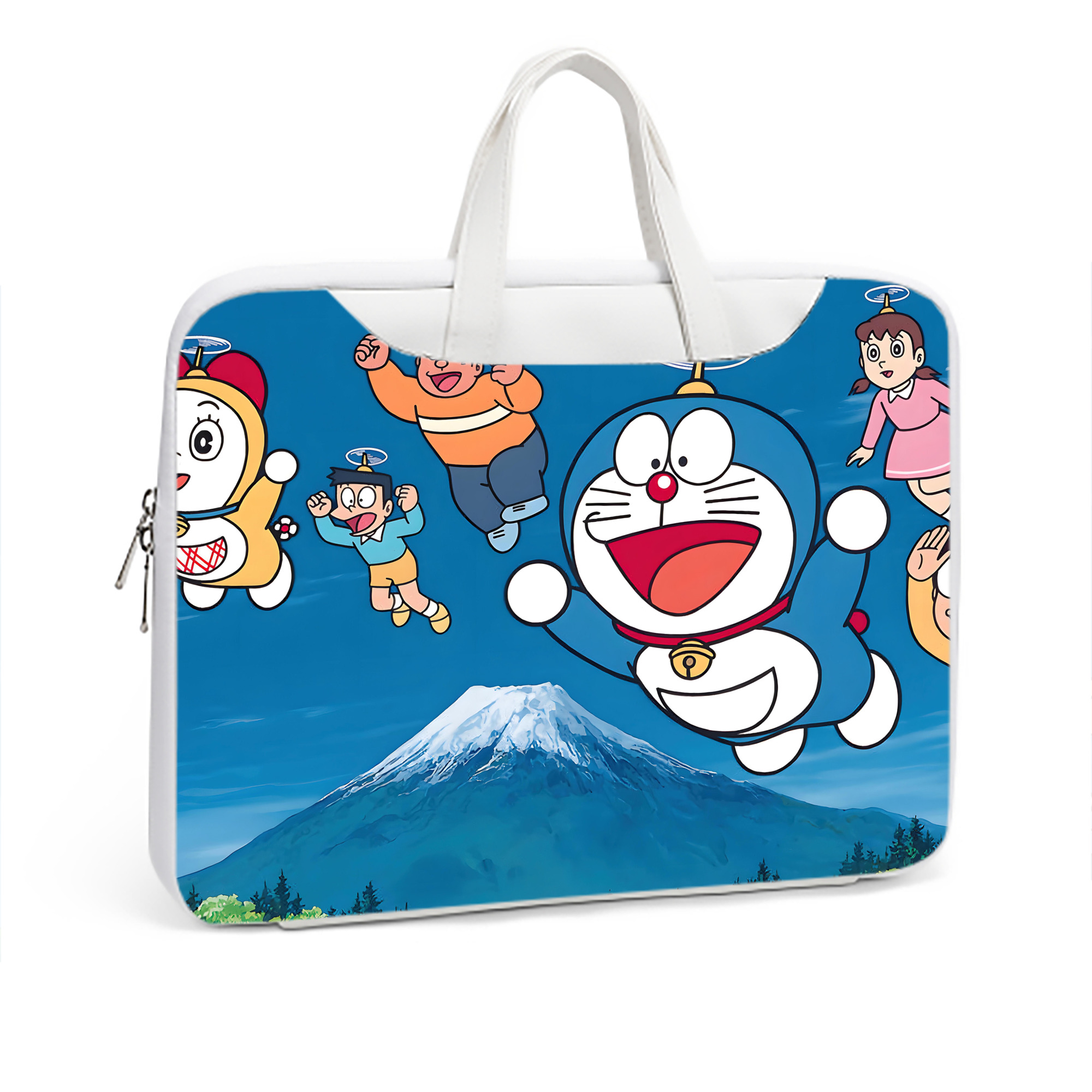 （画像用） ドラえもん Doraemon レザーラップトップバッグ　ノートパソコンケース