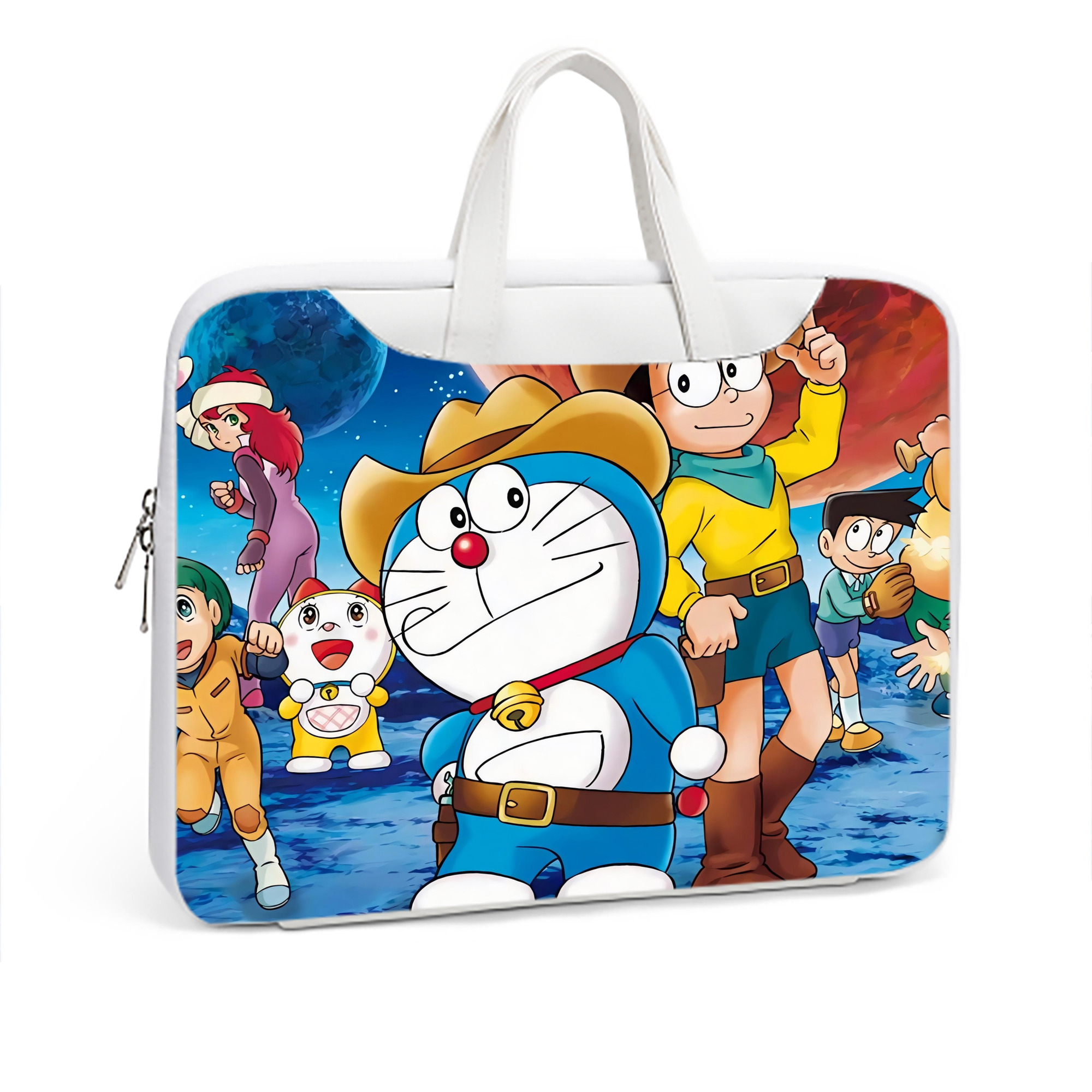 （画像用） ドラえもん Doraemon レザーラップトップバッグ　ノートパソコンケース