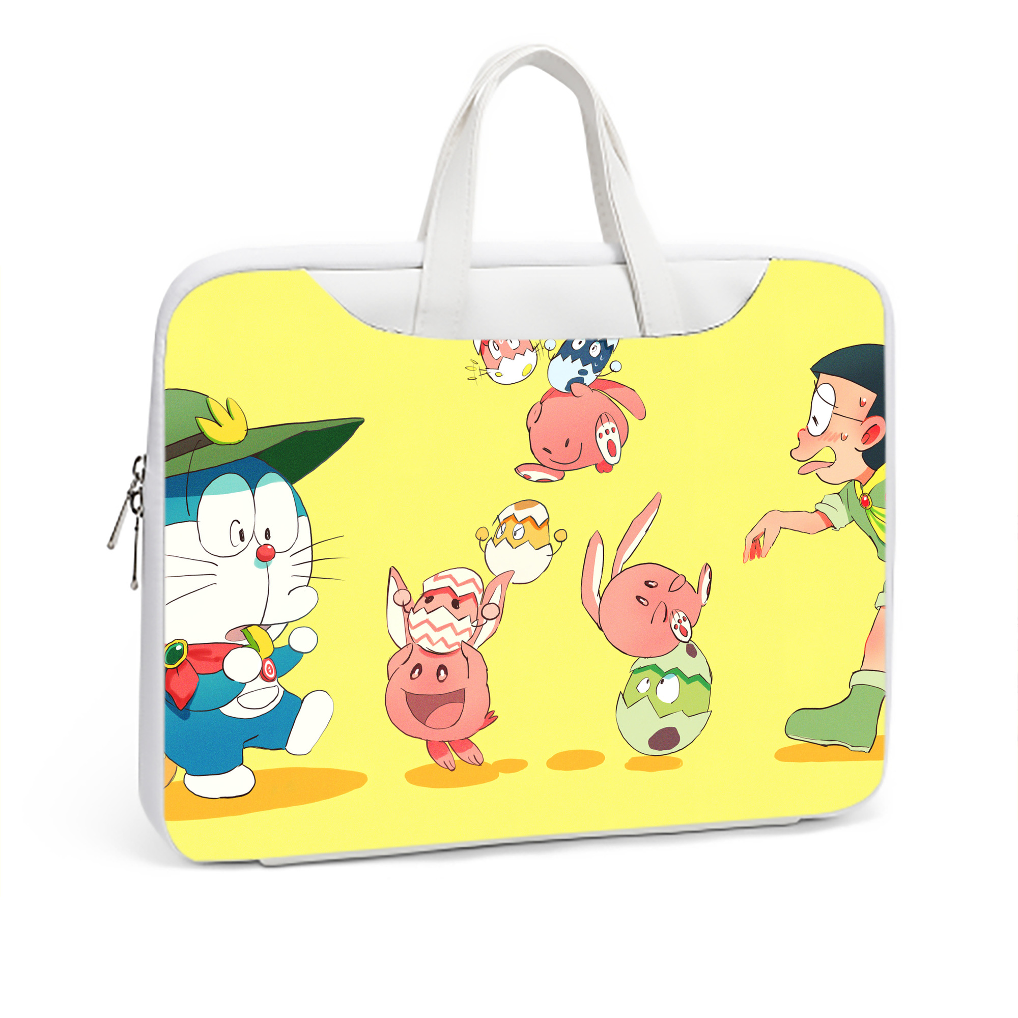 （画像用） ドラえもん Doraemon レザーラップトップバッグ　ノートパソコンケース