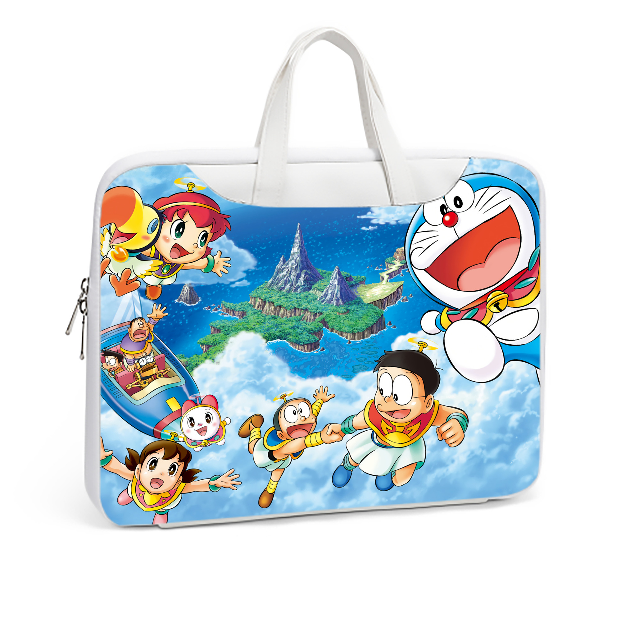 （画像用） ドラえもん Doraemon レザーラップトップバッグ　ノートパソコンケース