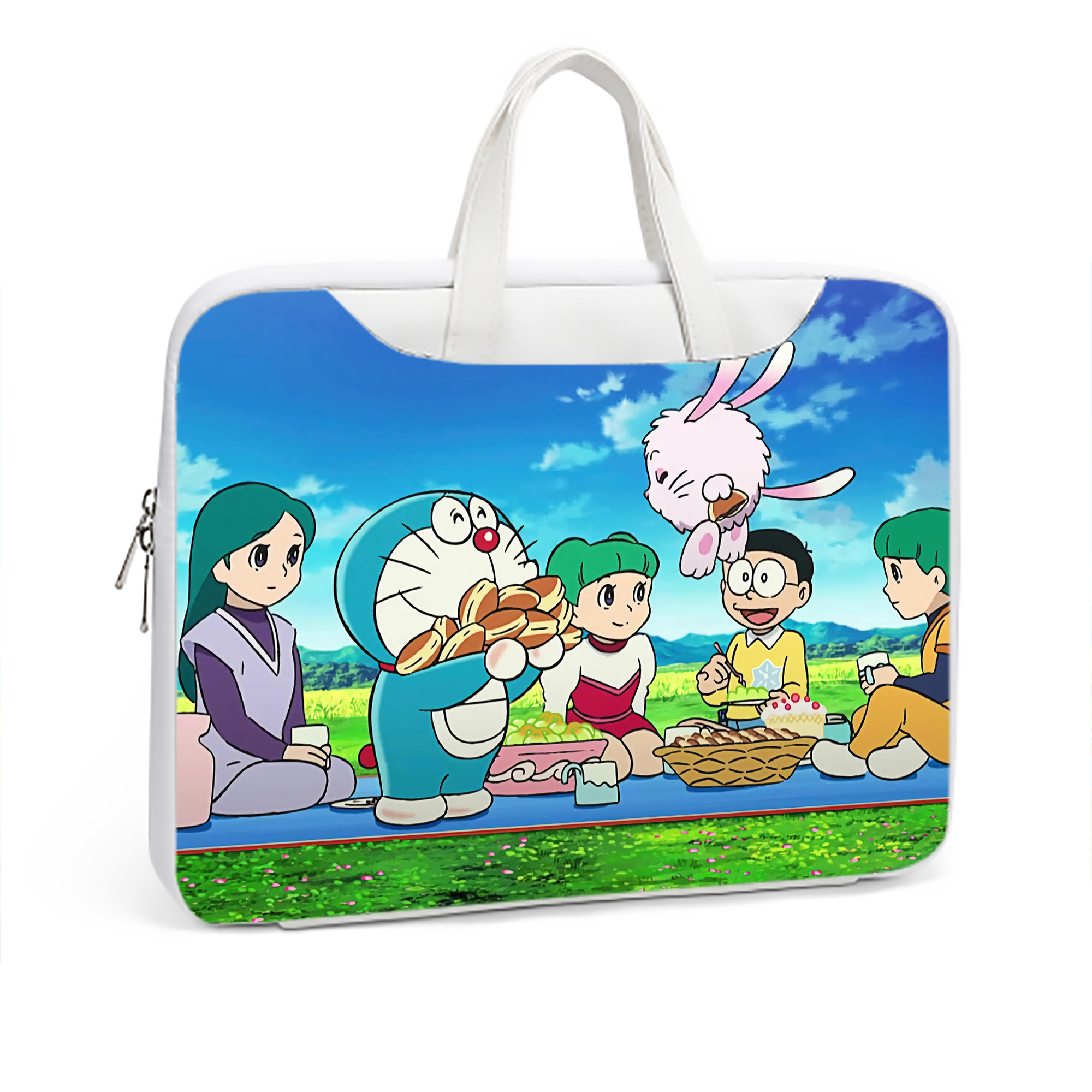 （画像用） ドラえもん Doraemon レザーラップトップバッグ　ノートパソコンケース