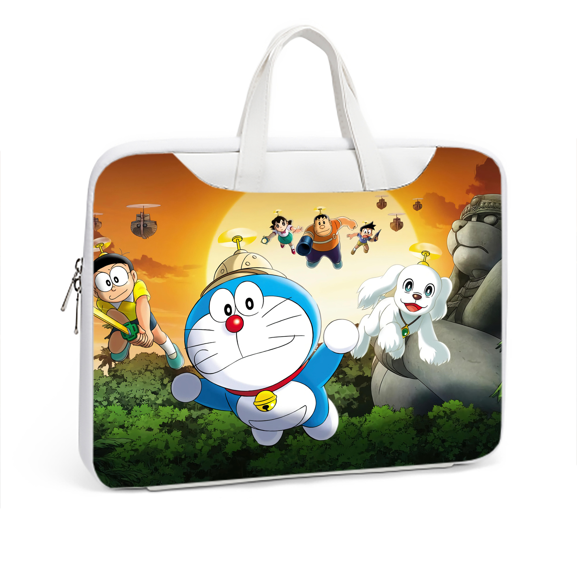 （画像用） ドラえもん Doraemon レザーラップトップバッグ　ノートパソコンケース
