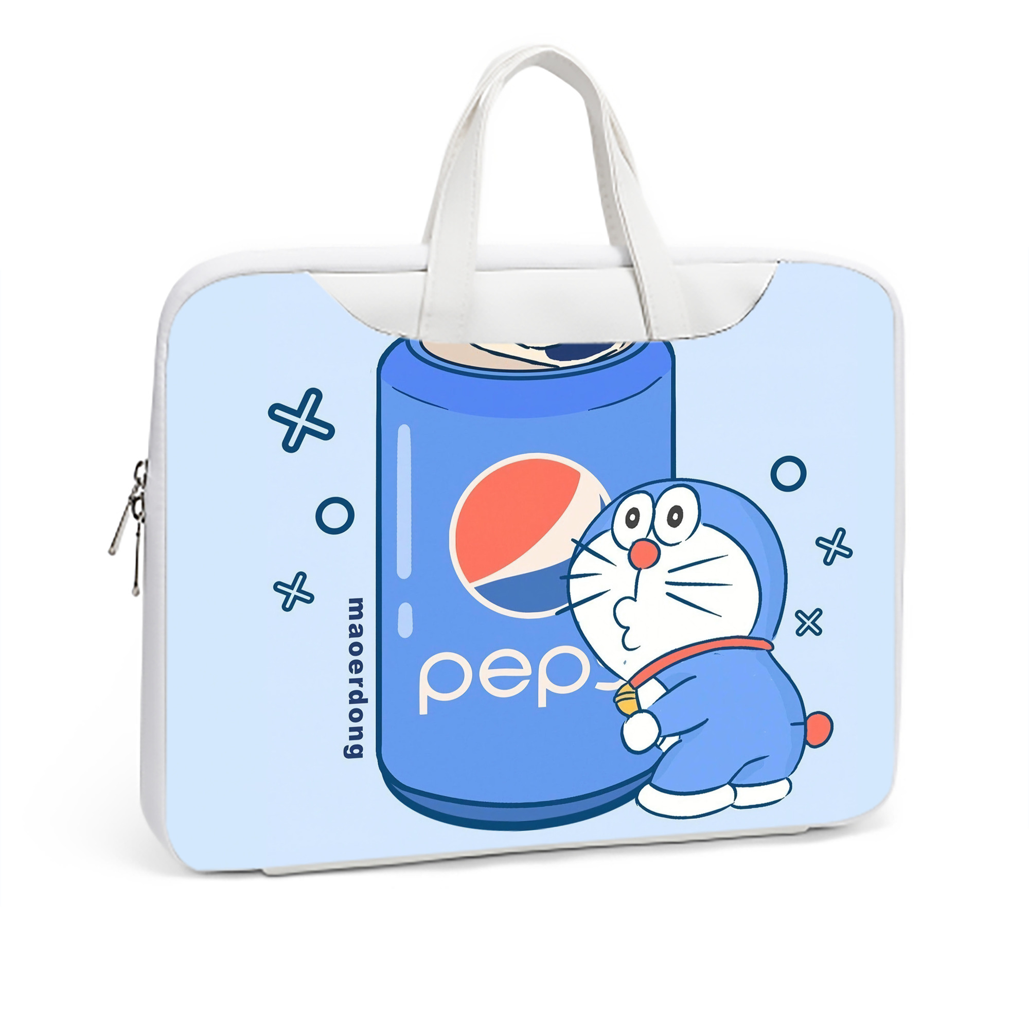 （画像用） ドラえもん Doraemon レザーラップトップバッグ　ノートパソコンケース